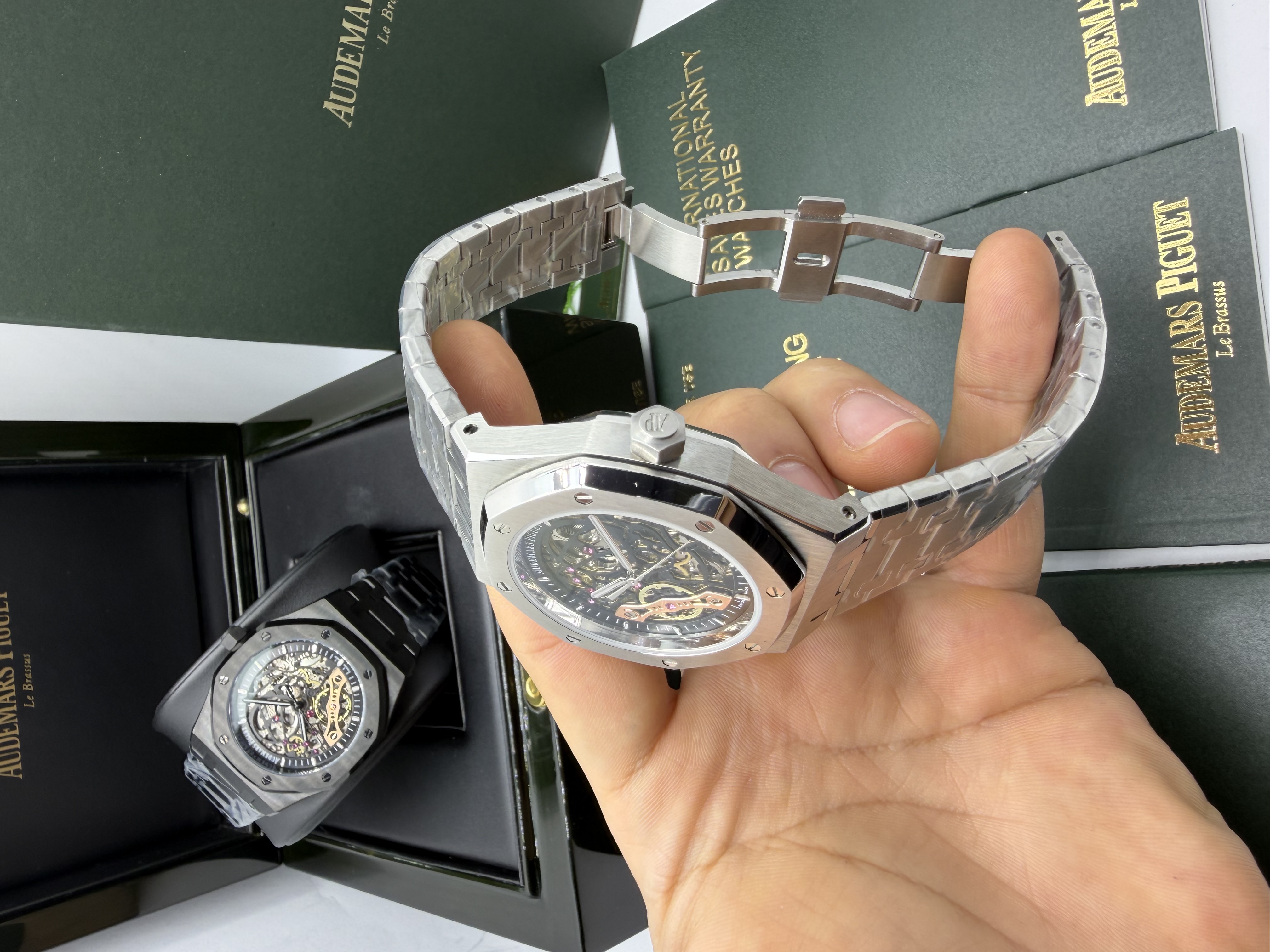Audemars Piguet Royal Oak esqueleto preto