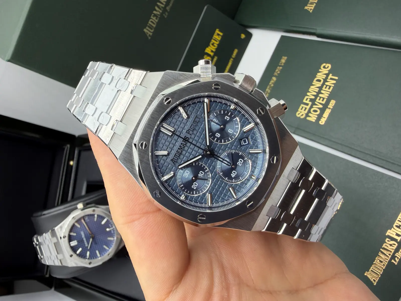 Audemars Piguet Royal Oak Chronógrafo Dial Azul