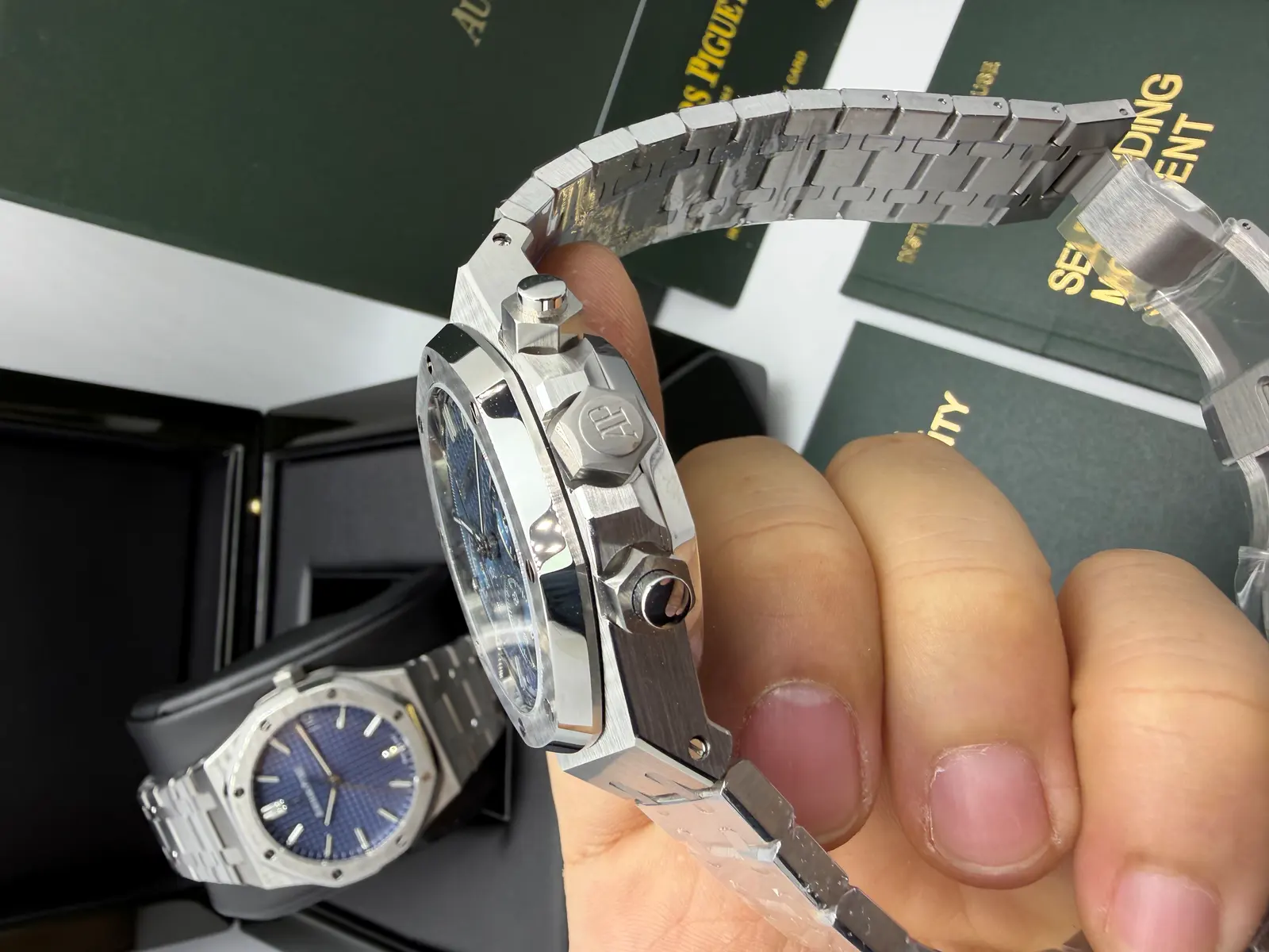 Audemars Piguet Royal Oak Chronógrafo Dial Azul