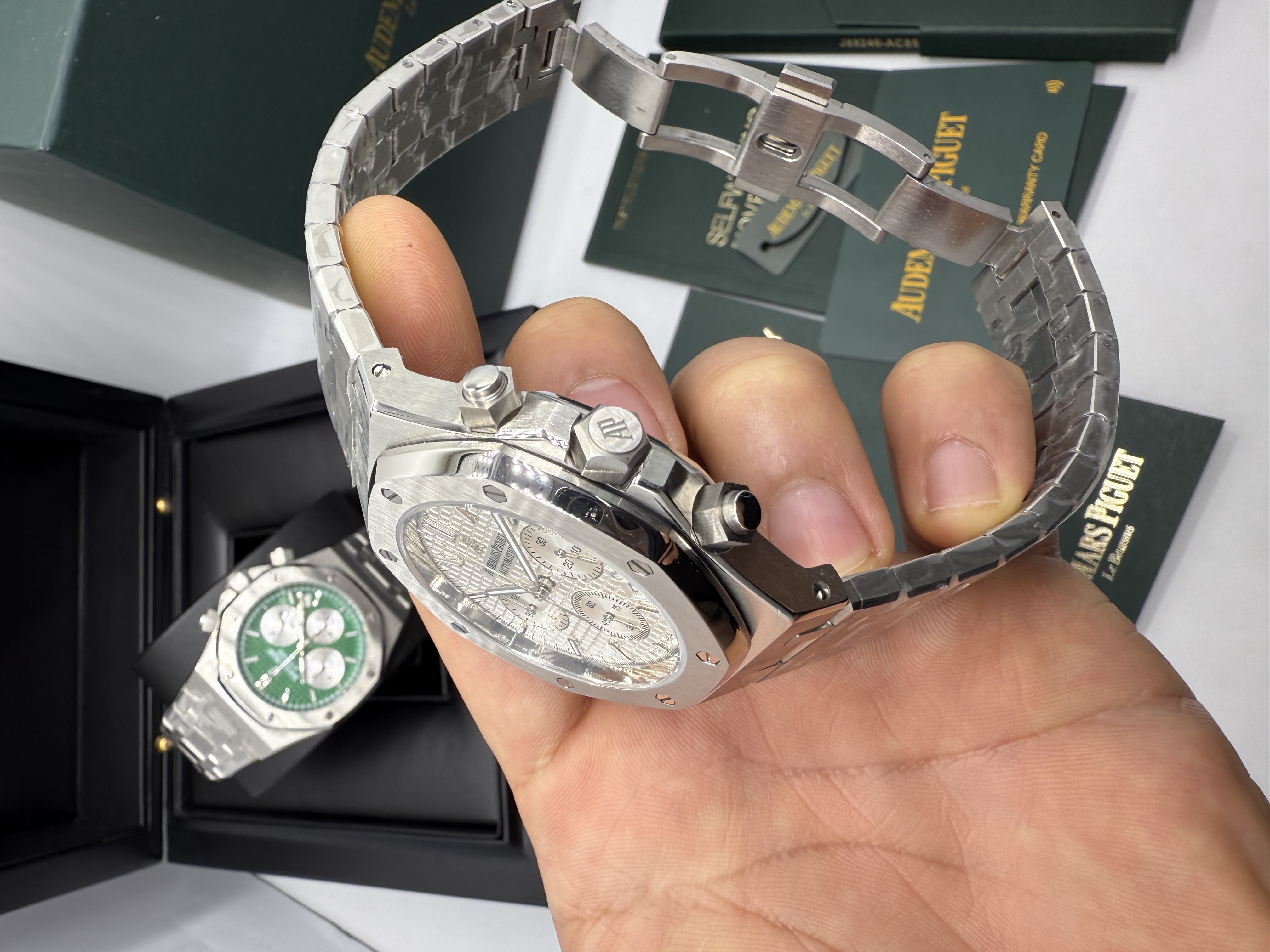 Audemars Piguet Royal Oak Chronógrafo Dial Prata