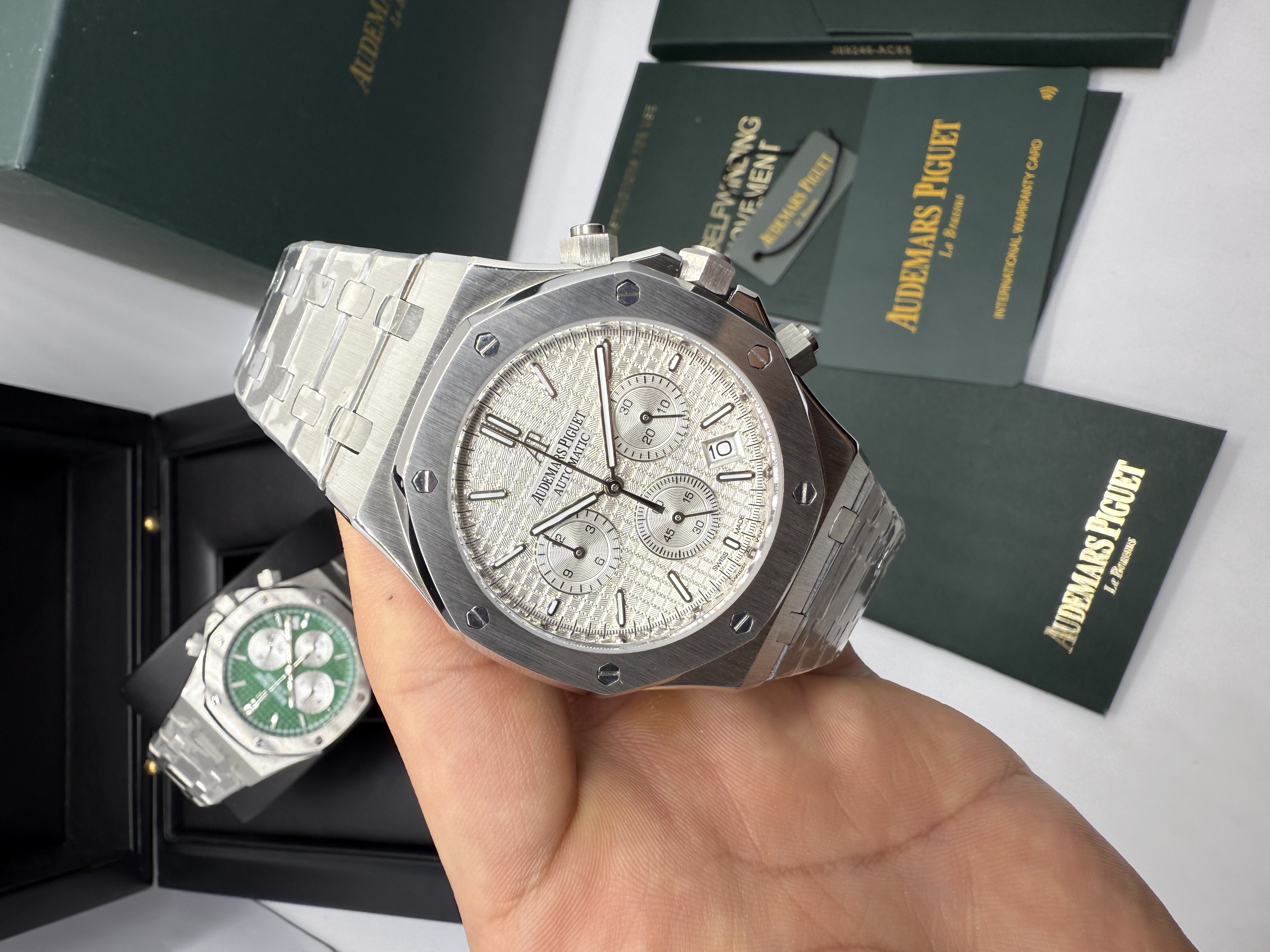 Audemars Piguet Royal Oak Chronógrafo Dial Prata