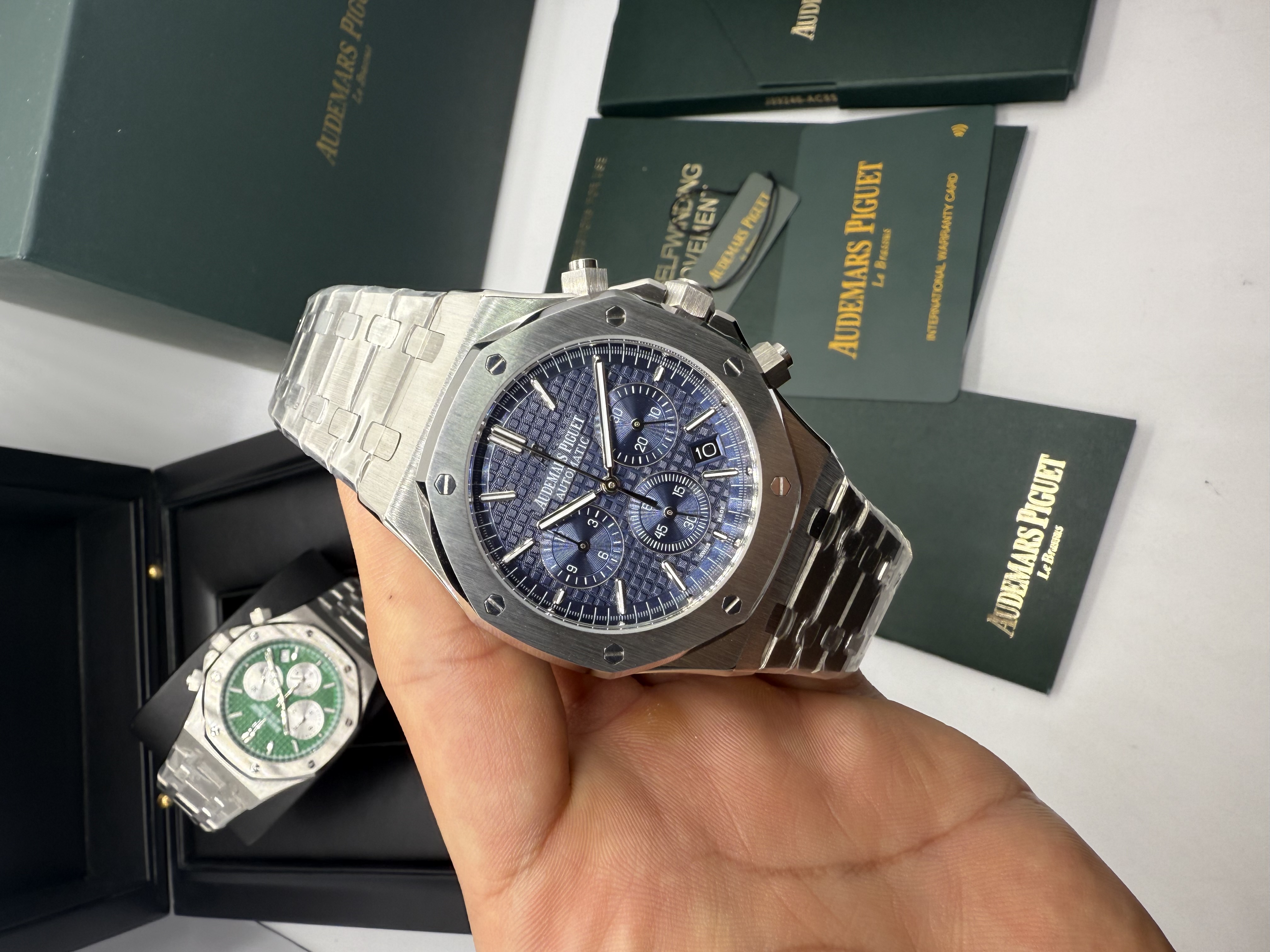 Audemars Piguet Royal Oak Chronógrafo Dial Azul