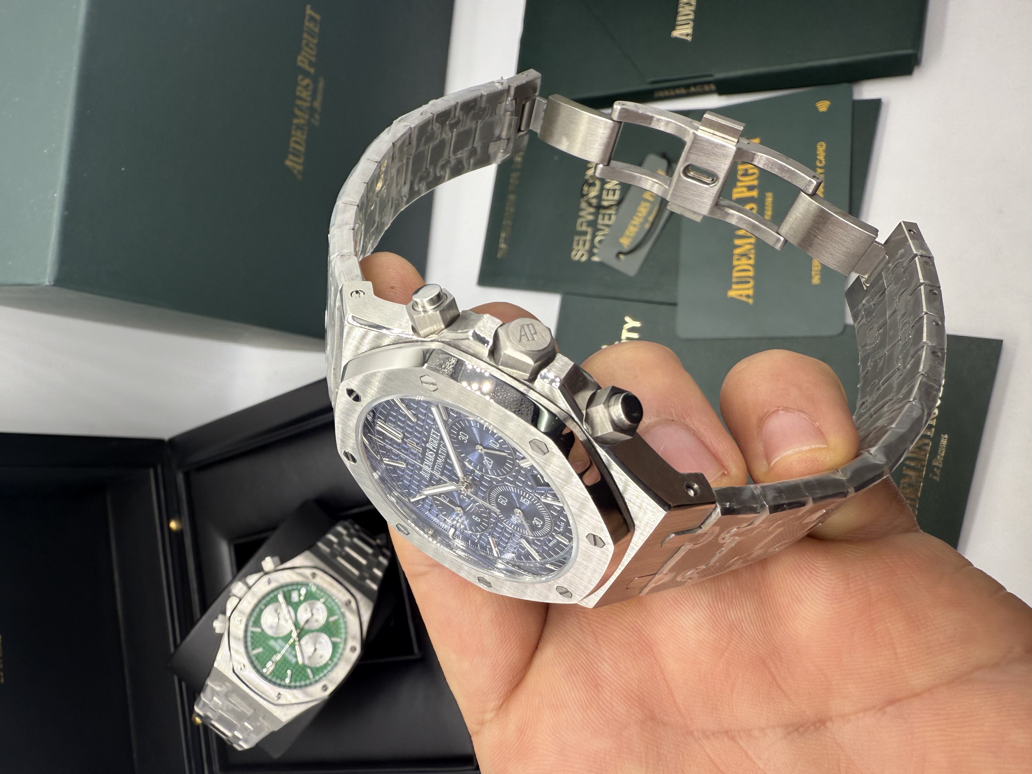 Audemars Piguet Royal Oak Chronógrafo Dial Azul