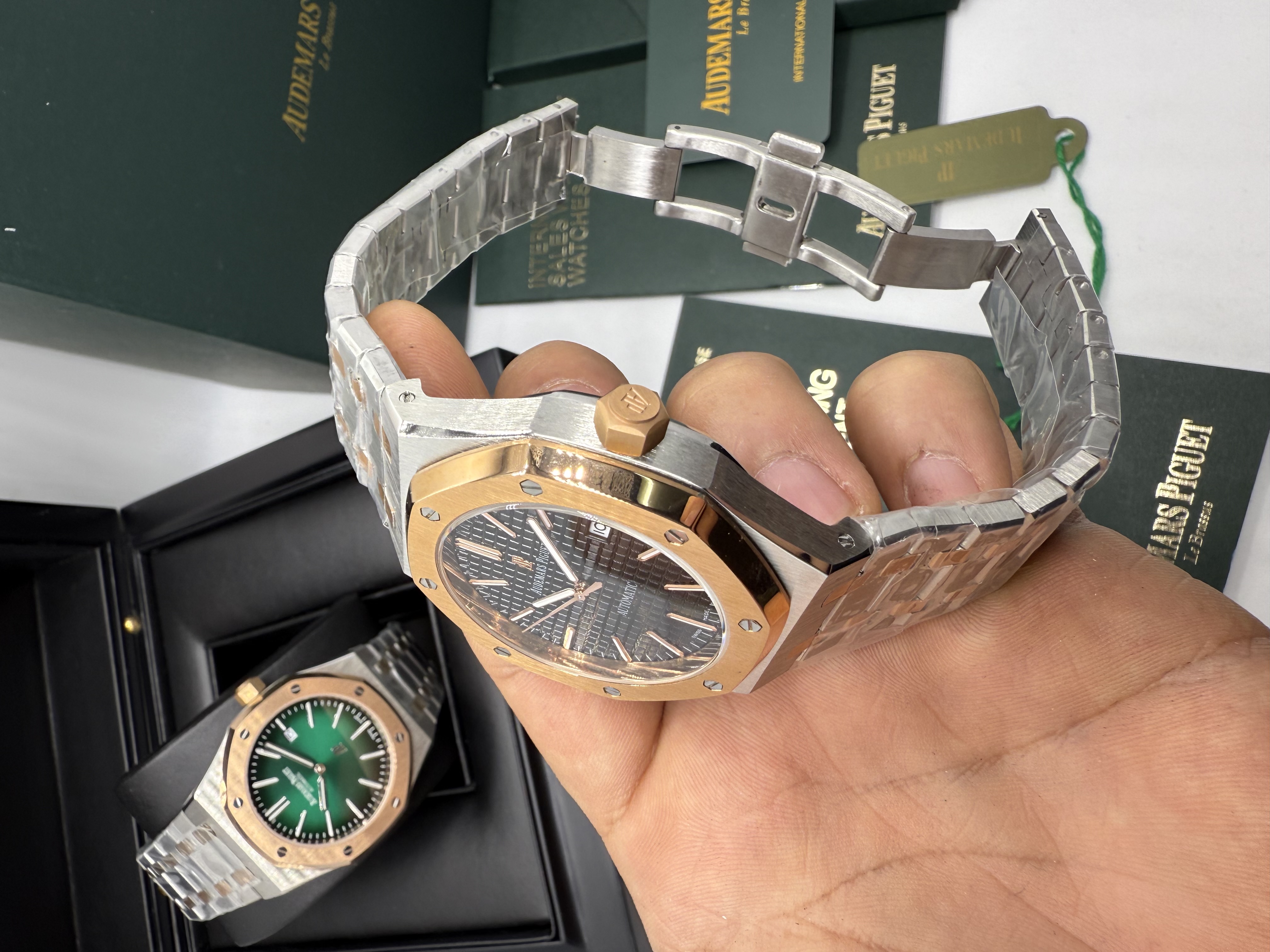 Audemars Piguet Royal Oak Misto Aço e Rosê