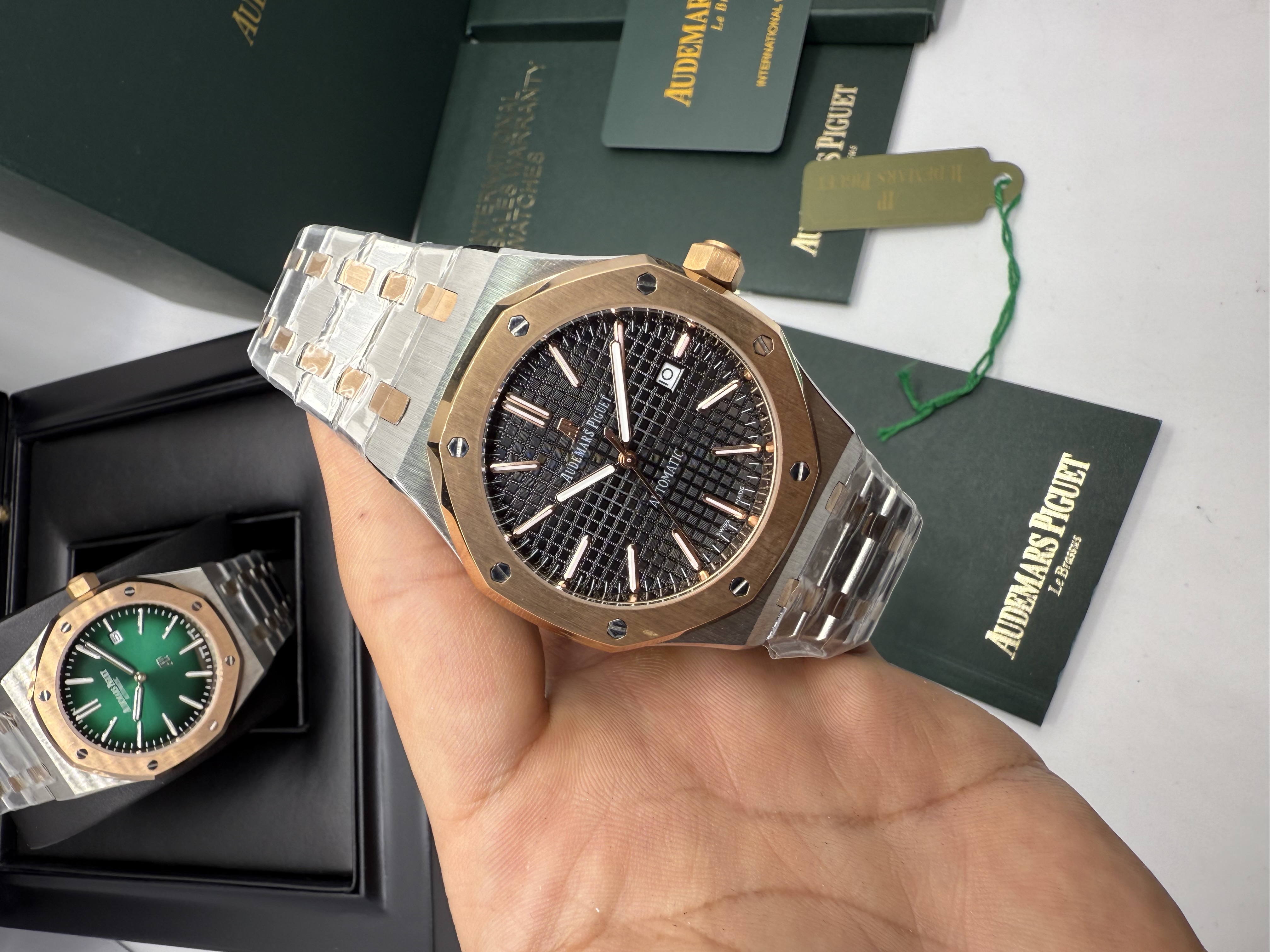 Audemars Piguet Royal Oak Misto Aço e Rosê