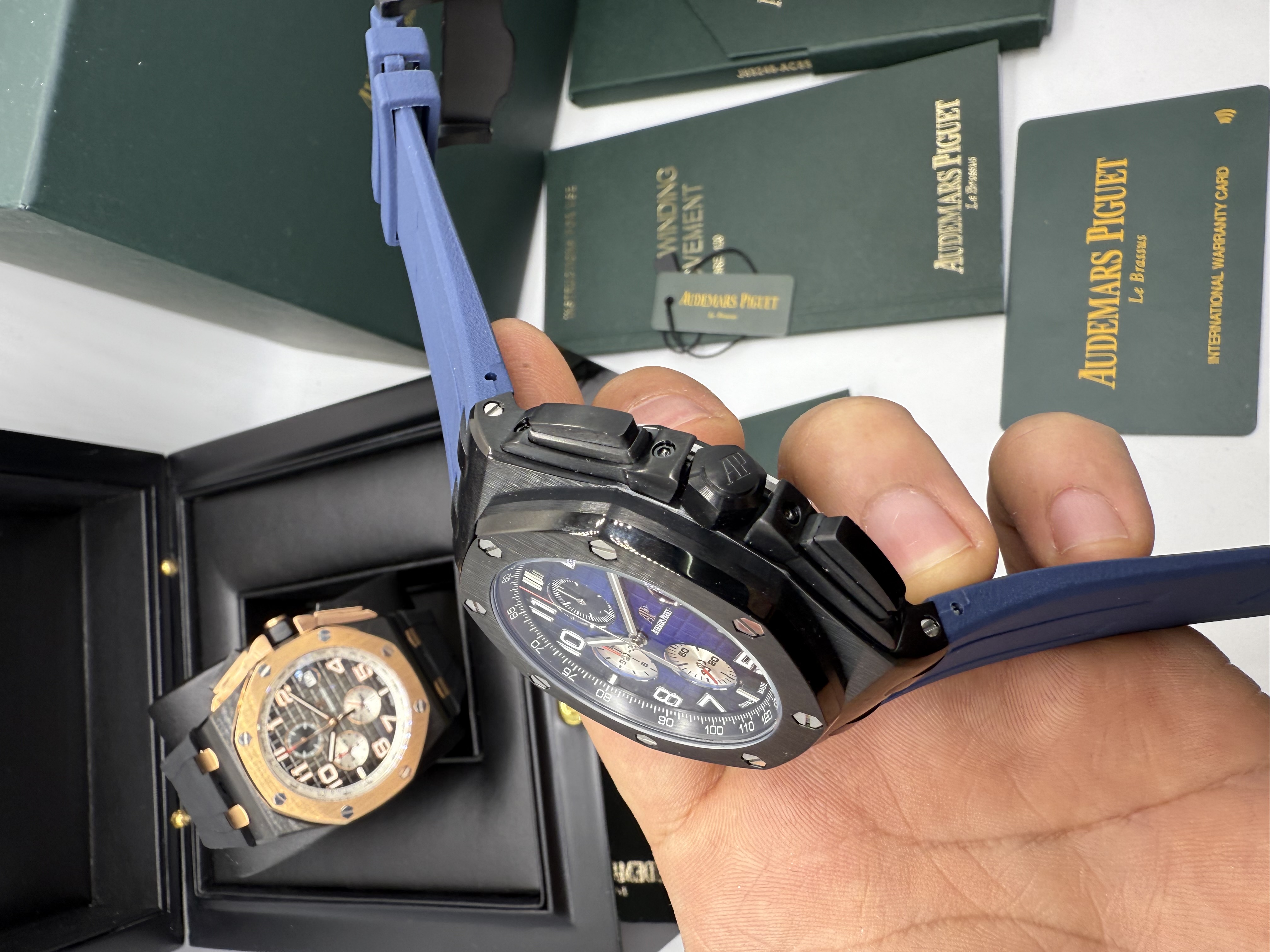 Audemars Piguet Royal Oak Offshore Cronógrafo azul