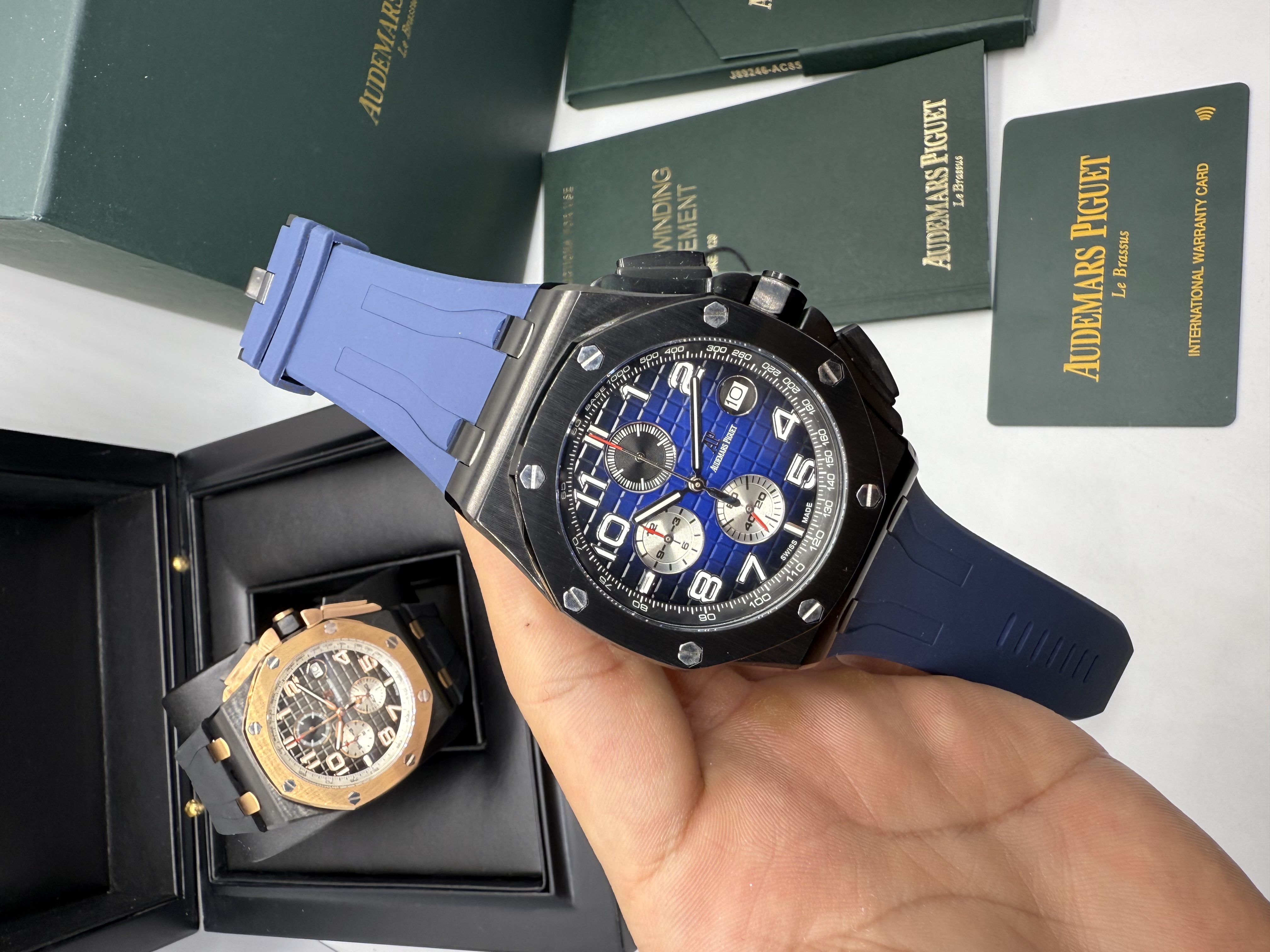 Audemars Piguet Royal Oak Offshore Cronógrafo azul