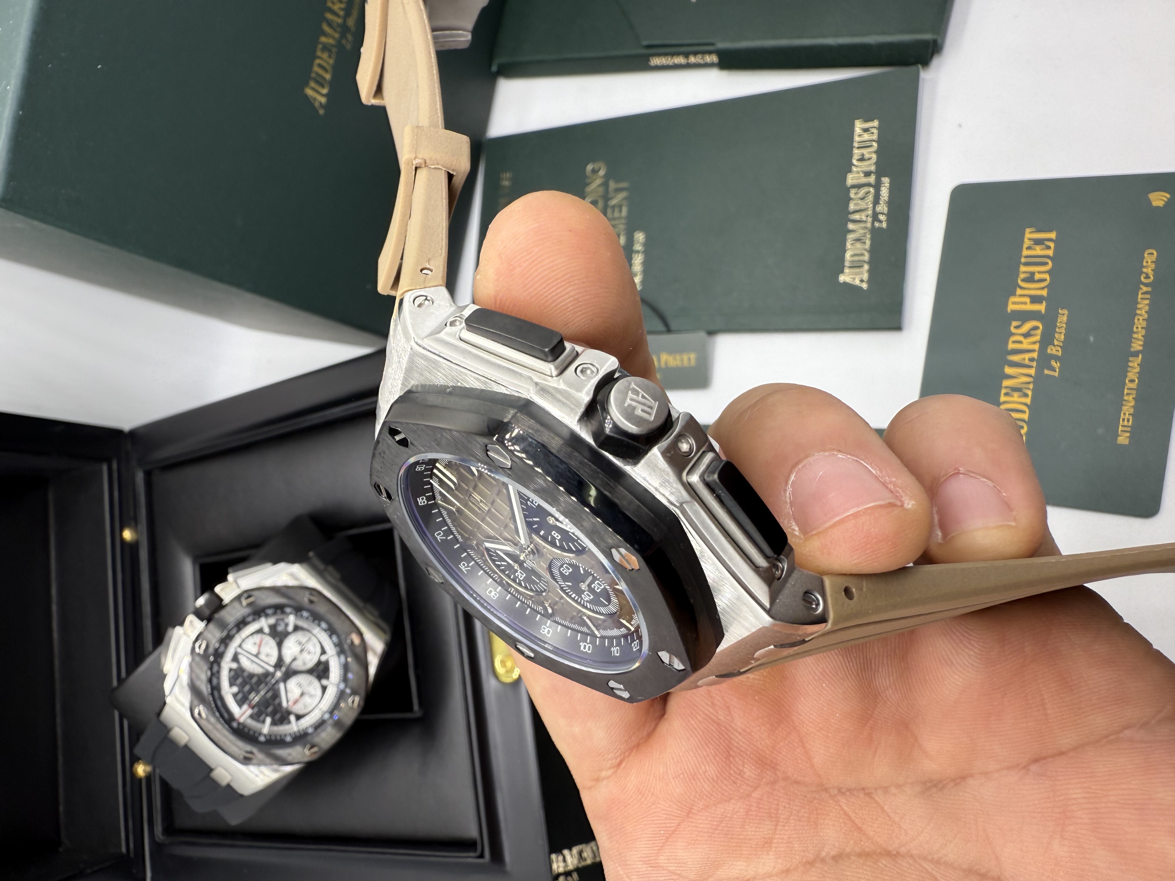 Audemars Piguet Royal Oak Offshore Cronógrafo Bege