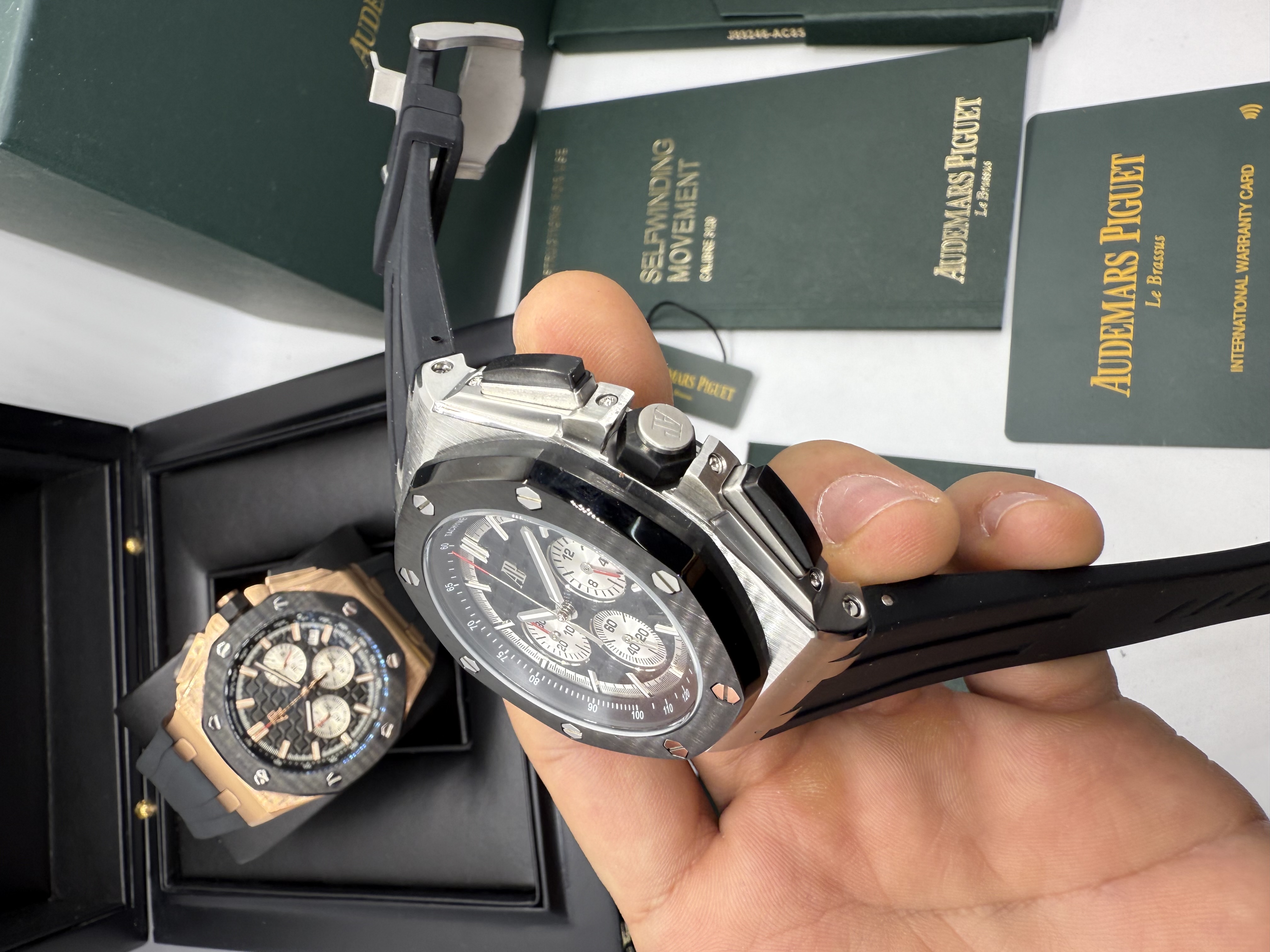 Audemars Piguet Royal Oak Offshore Cronógrafo Panda inverso