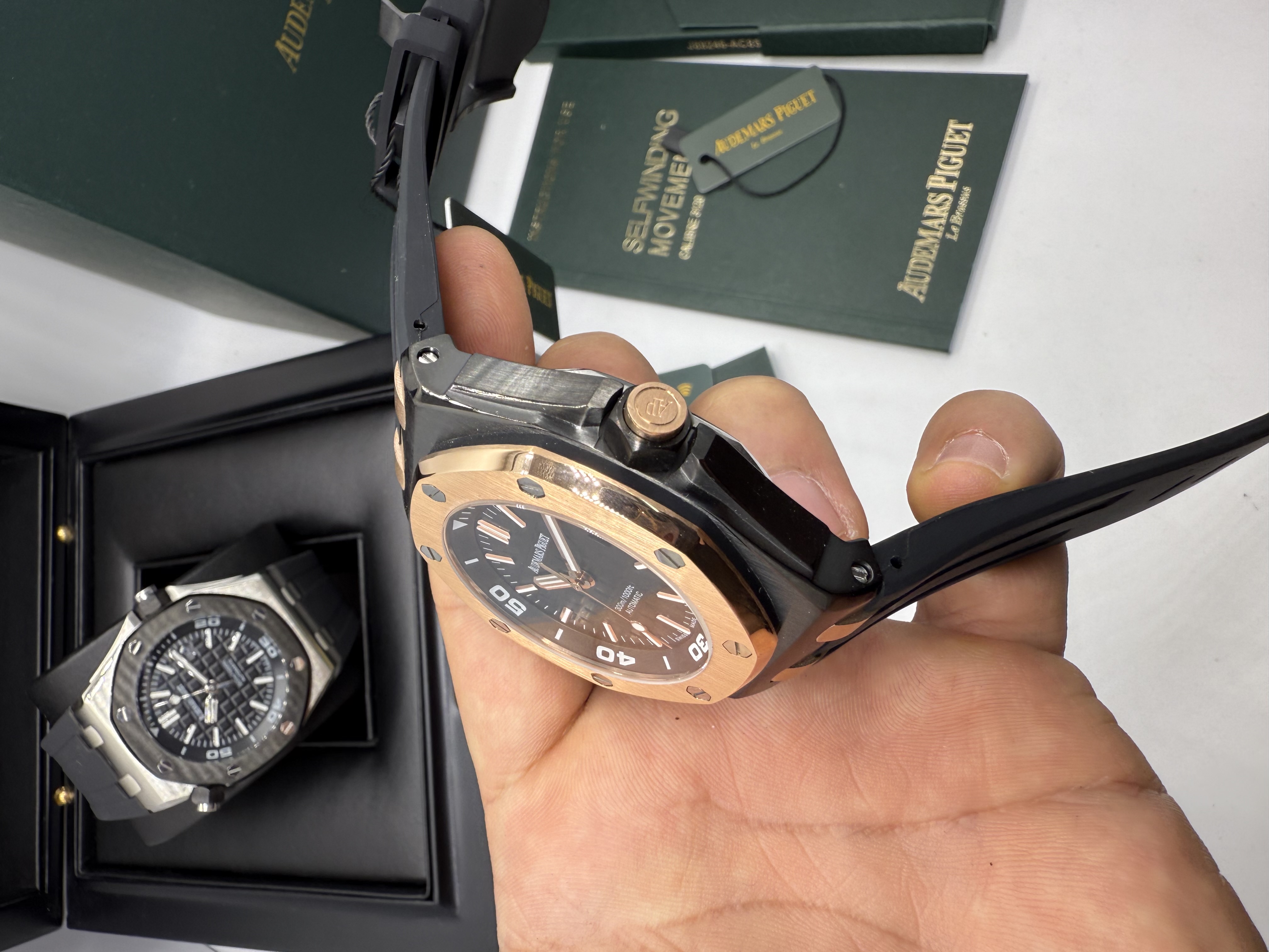 Audemars Piguet Royal Oak Offshore Rosê e preto