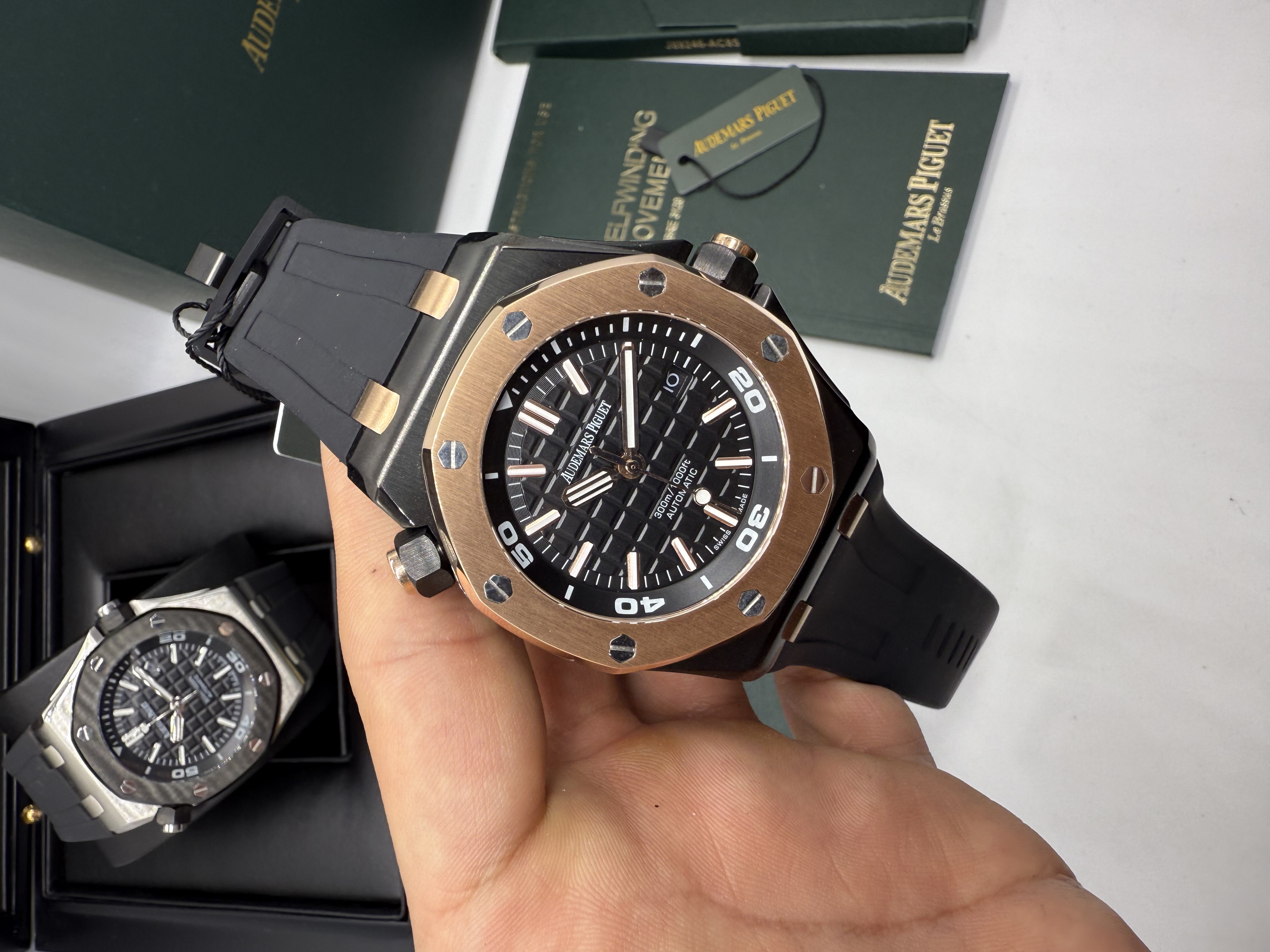 Audemars Piguet Royal Oak Offshore Rosê e preto
