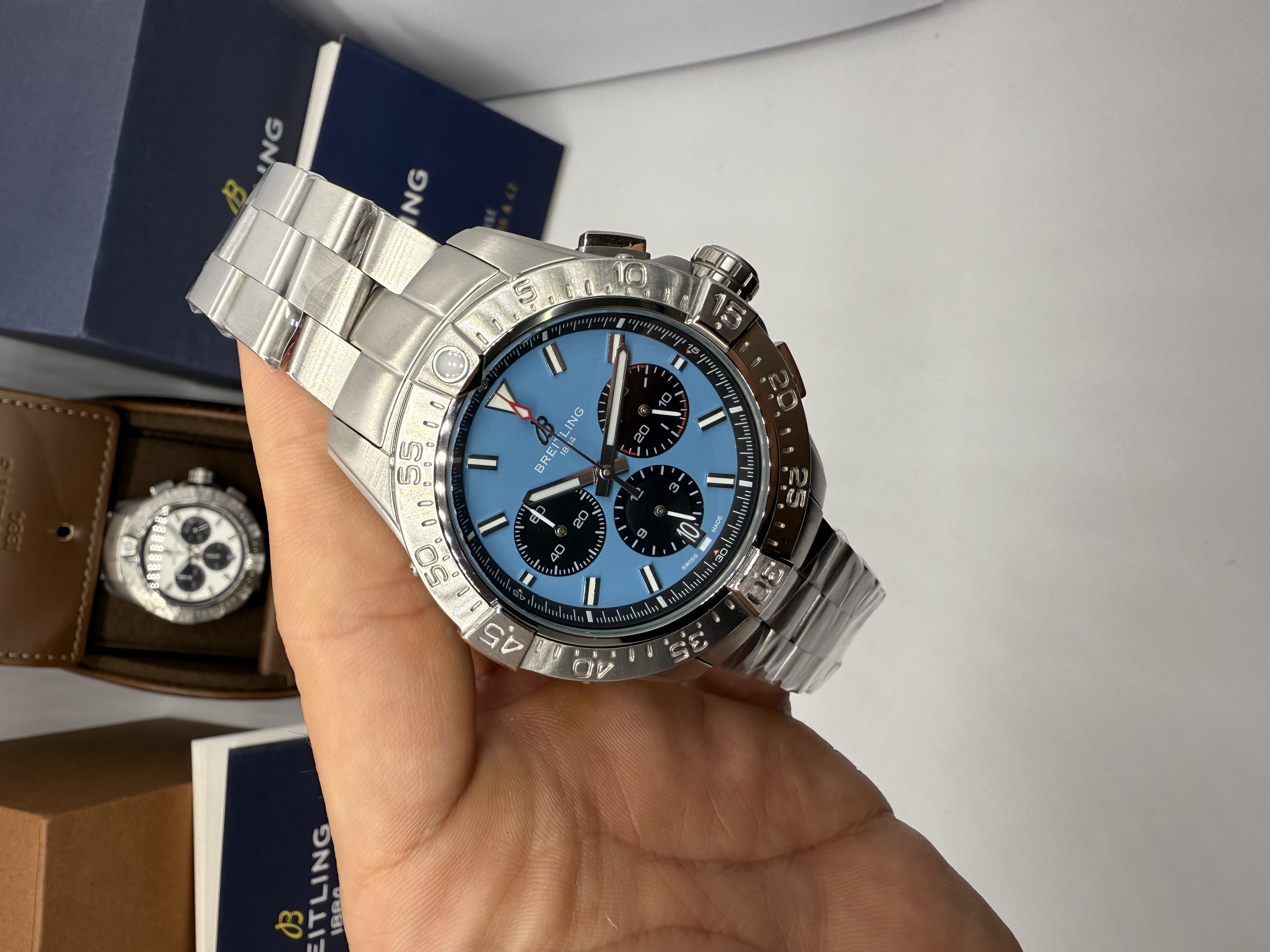 Breitling Chronomat Evolution 44 Dial Azul