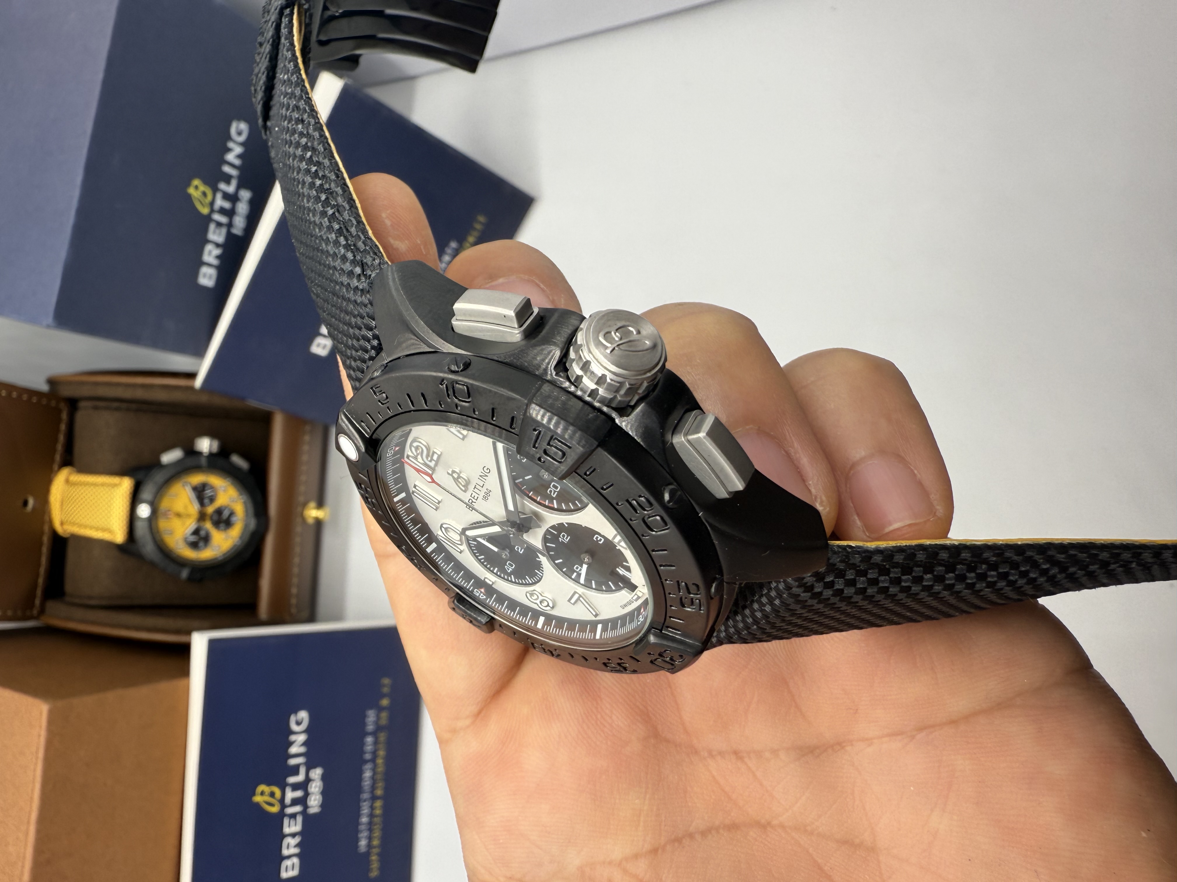Breitling Avenger Chronograph 44 Dial Panda