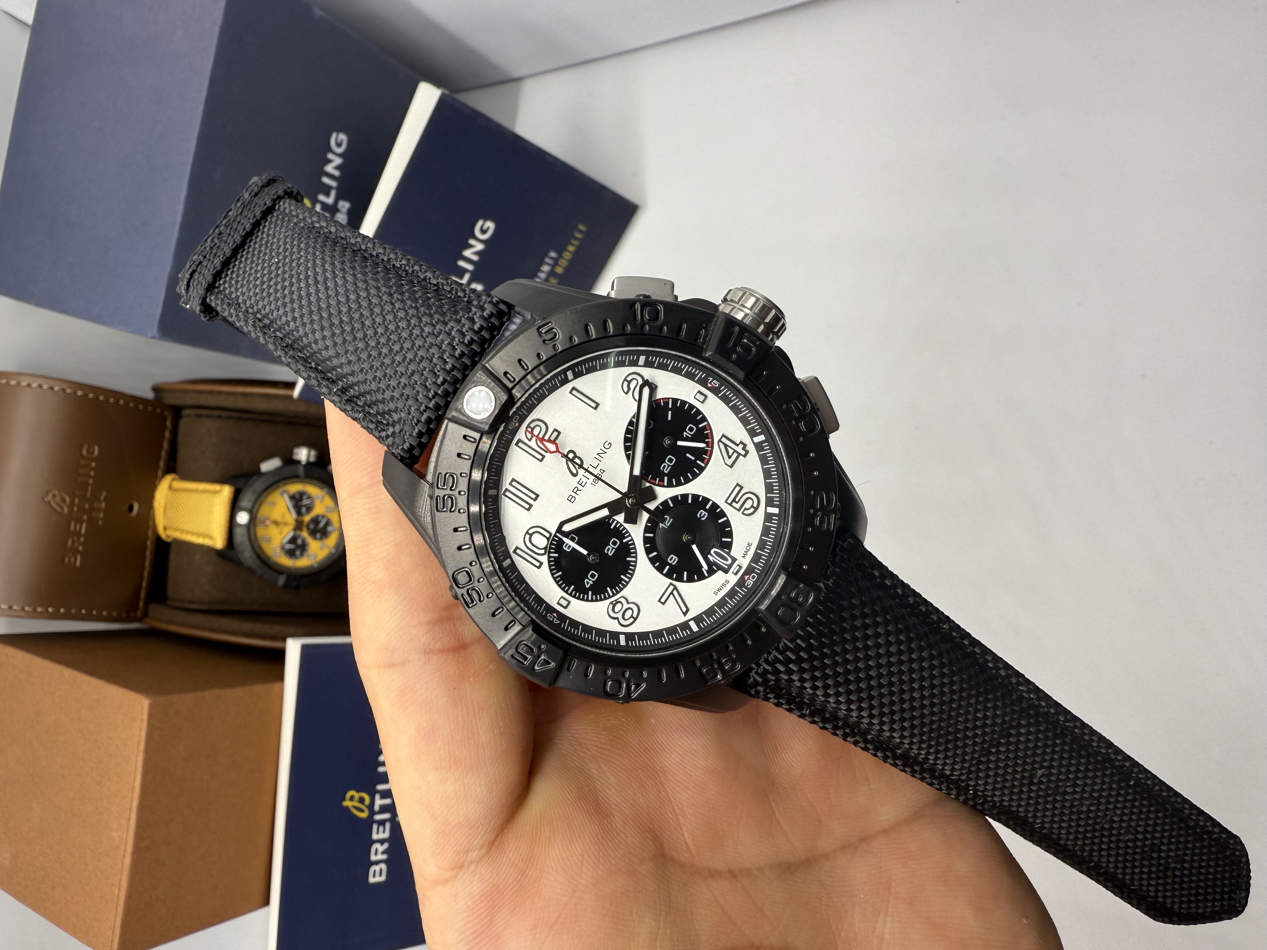 Breitling Avenger Chronograph 44 Dial Panda