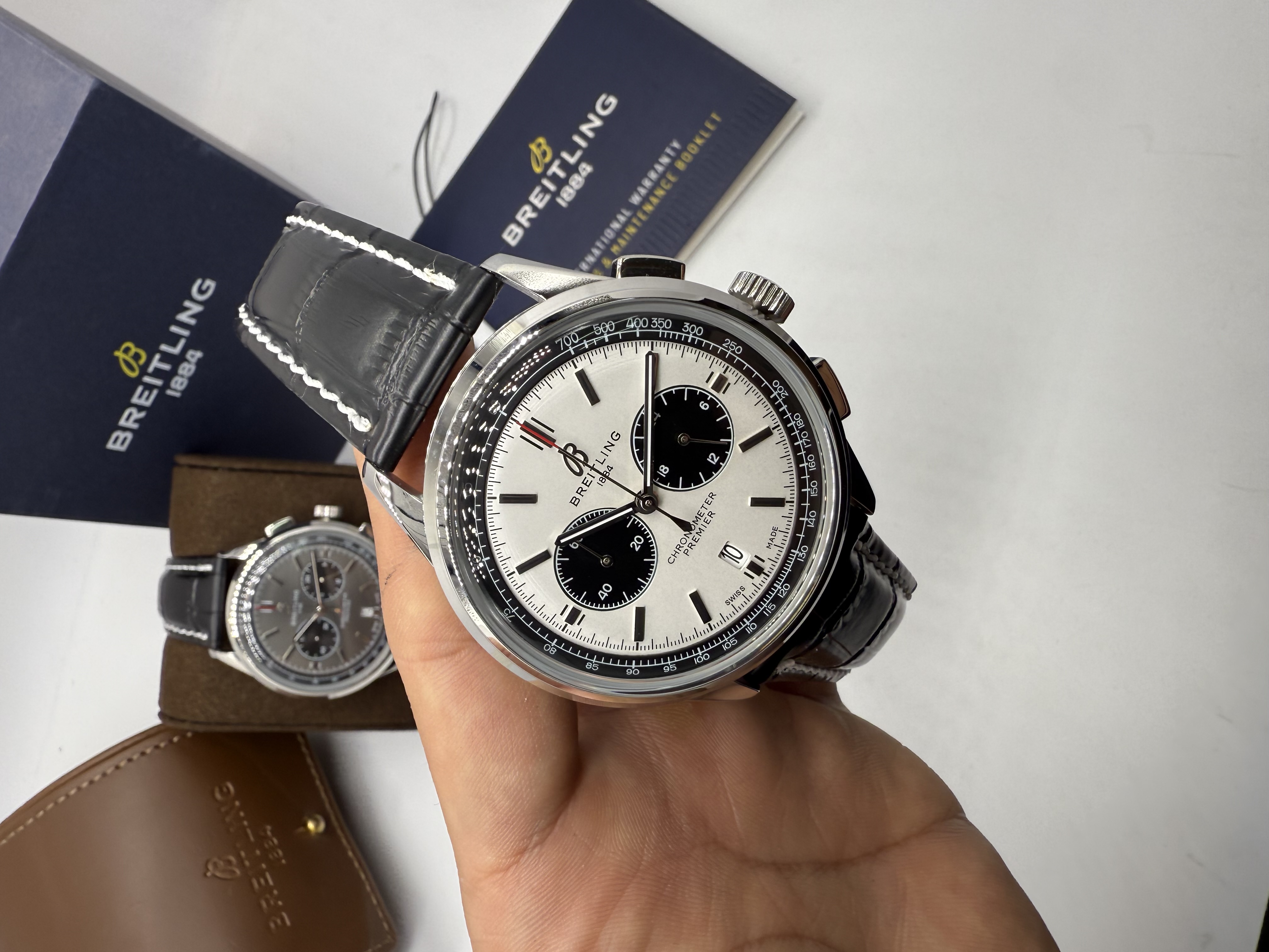 Breitling B01 Chronograph 42 Dial Panda