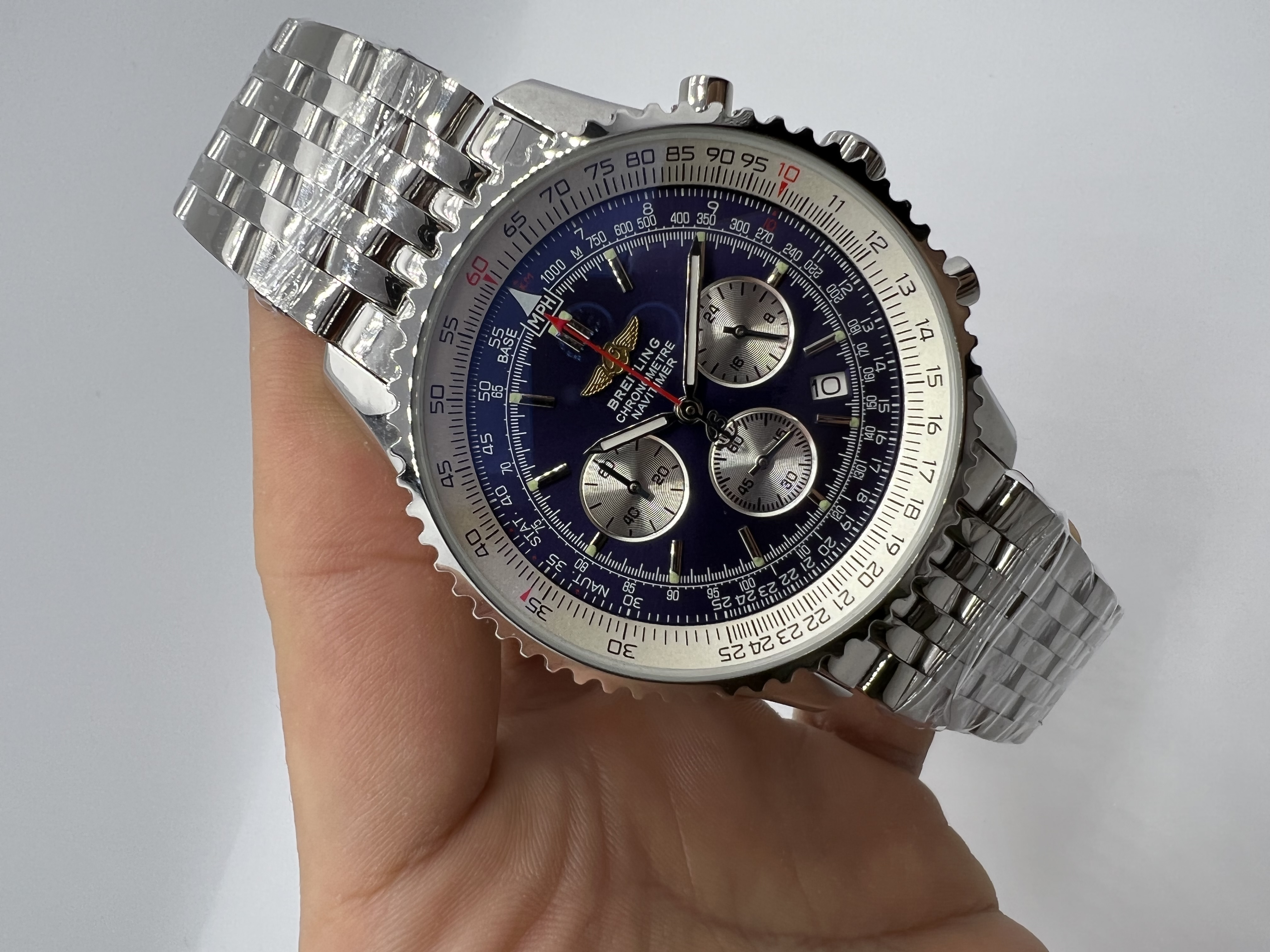 Breitling Navitimer Dial Azul