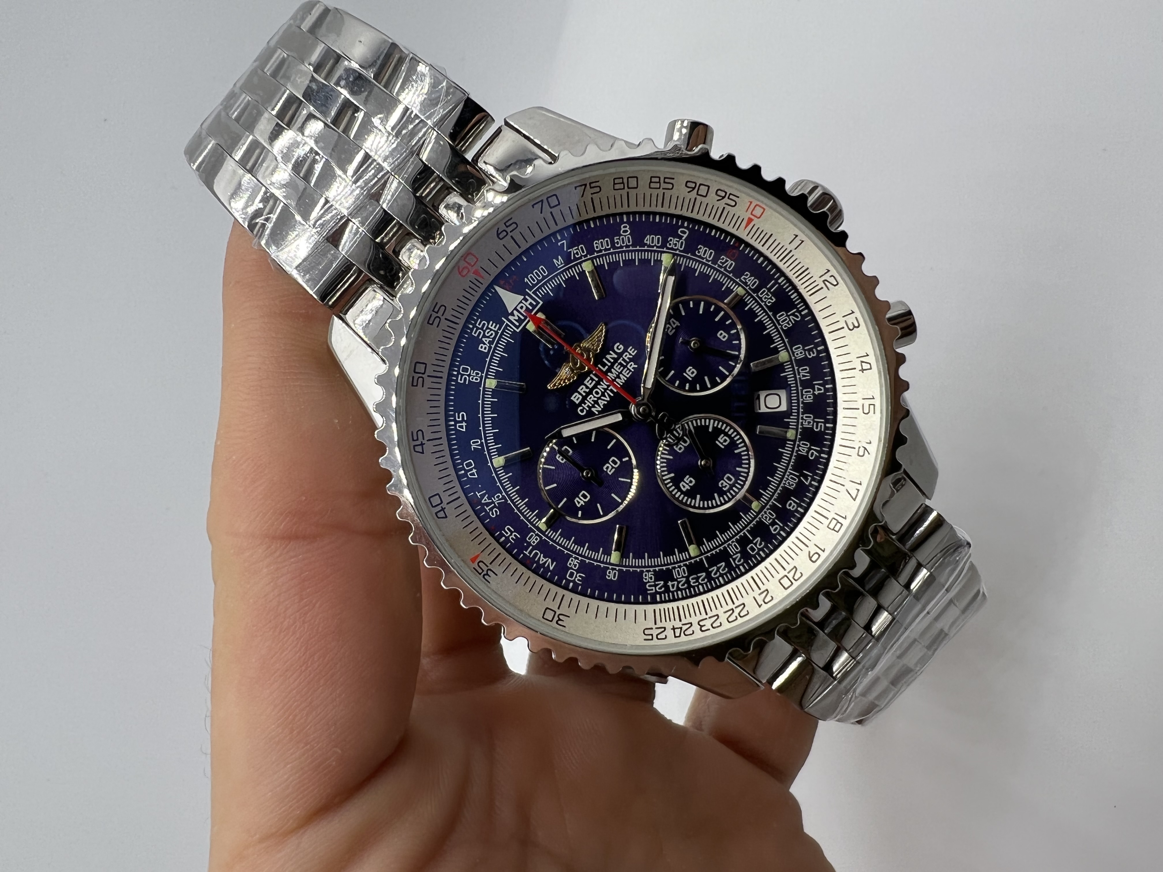 Breitling Navitimer Dial Azul
