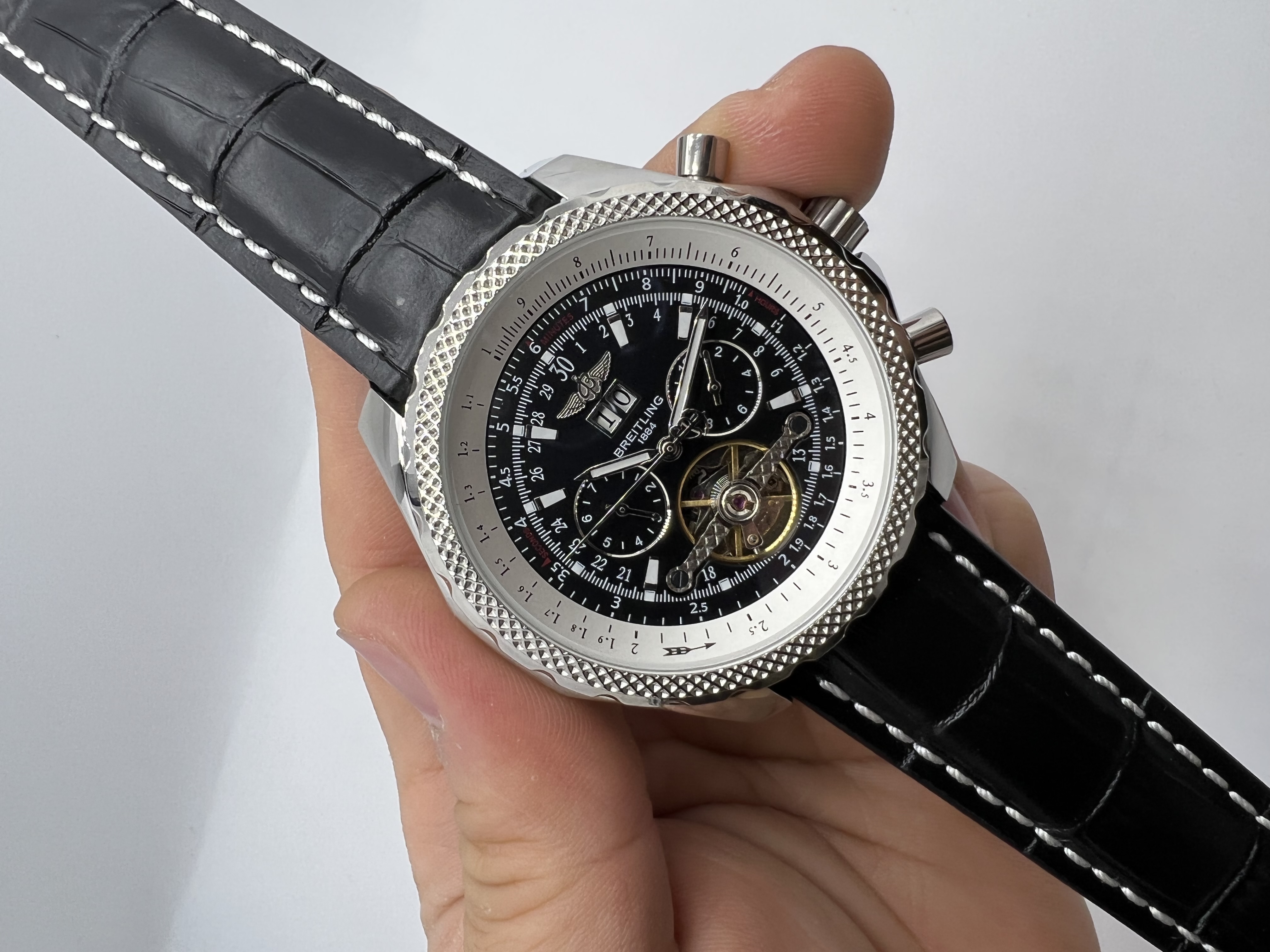 Breitling BENTLEY Turbilhão Dial Preto