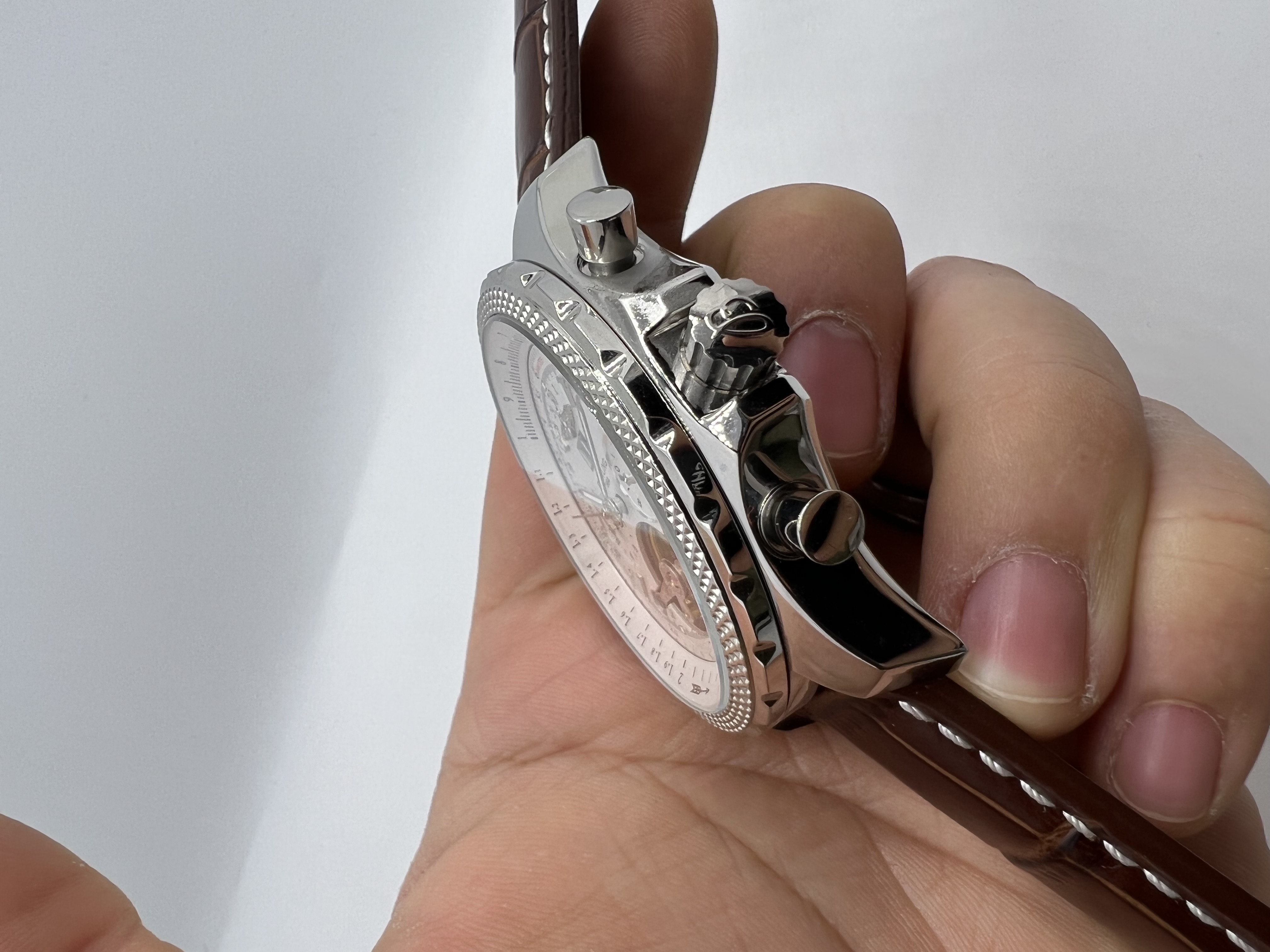 Breitling BENTLEY Turbilhão Dial Branco