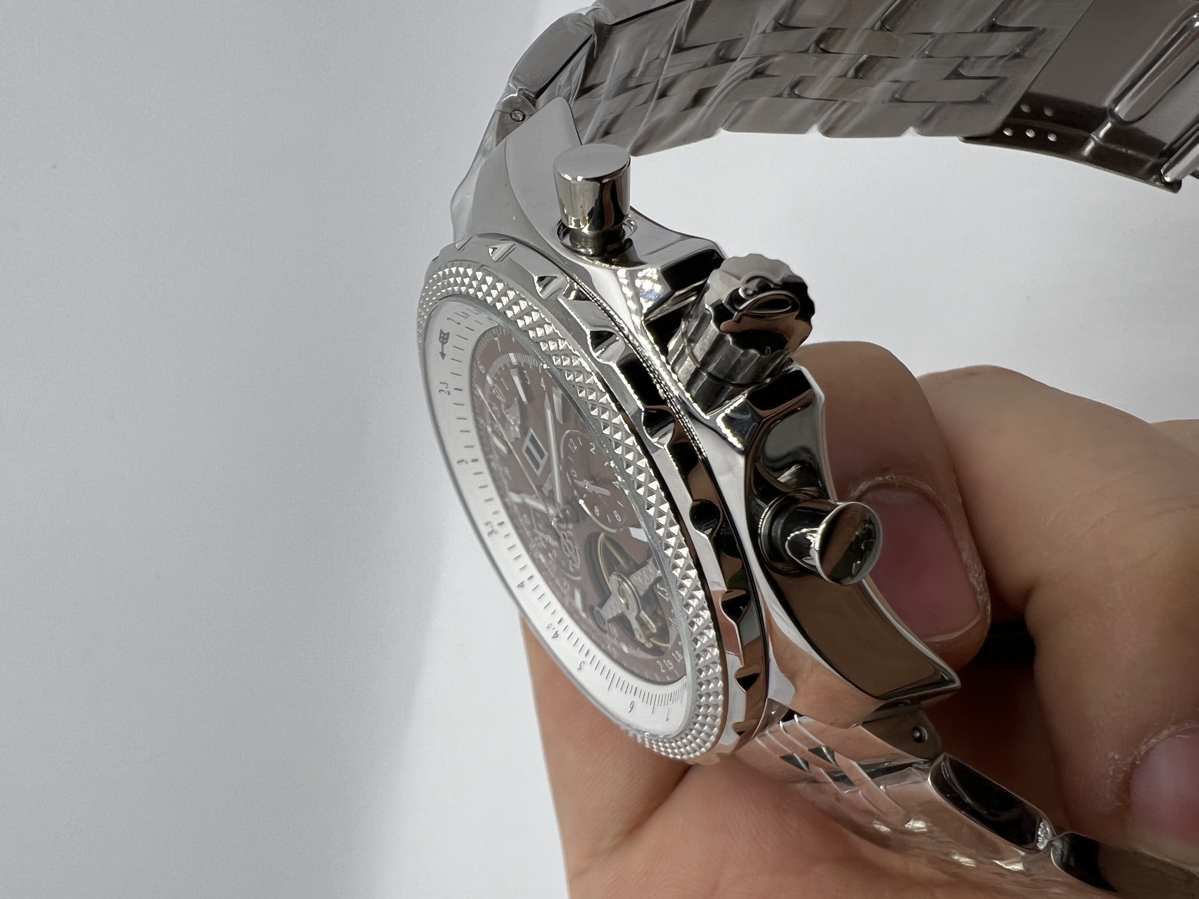 Breitling BENTLEY Turbilhão Dial Marrom