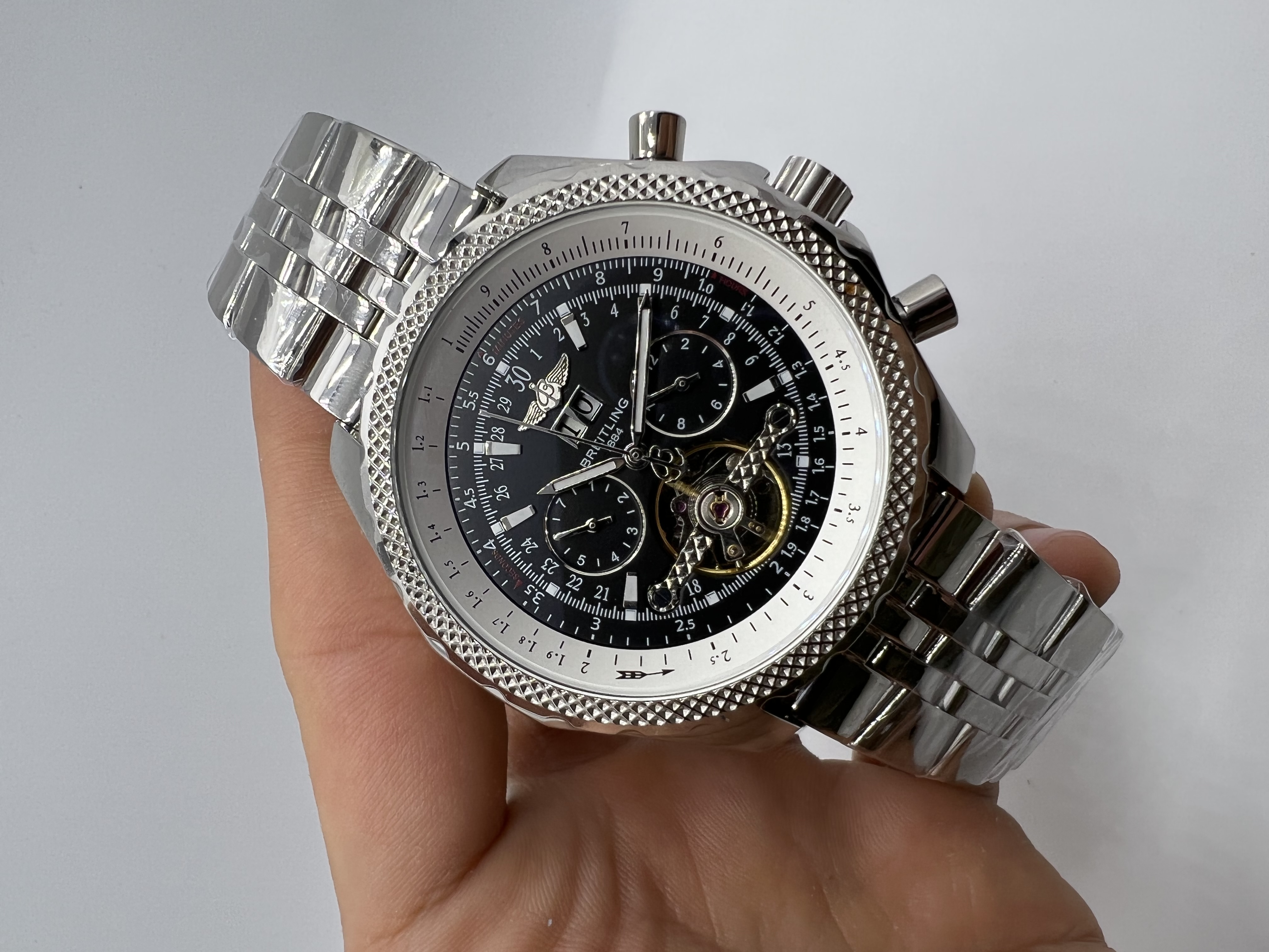 Breitling BENTLEY Turbilhão Dial Preto