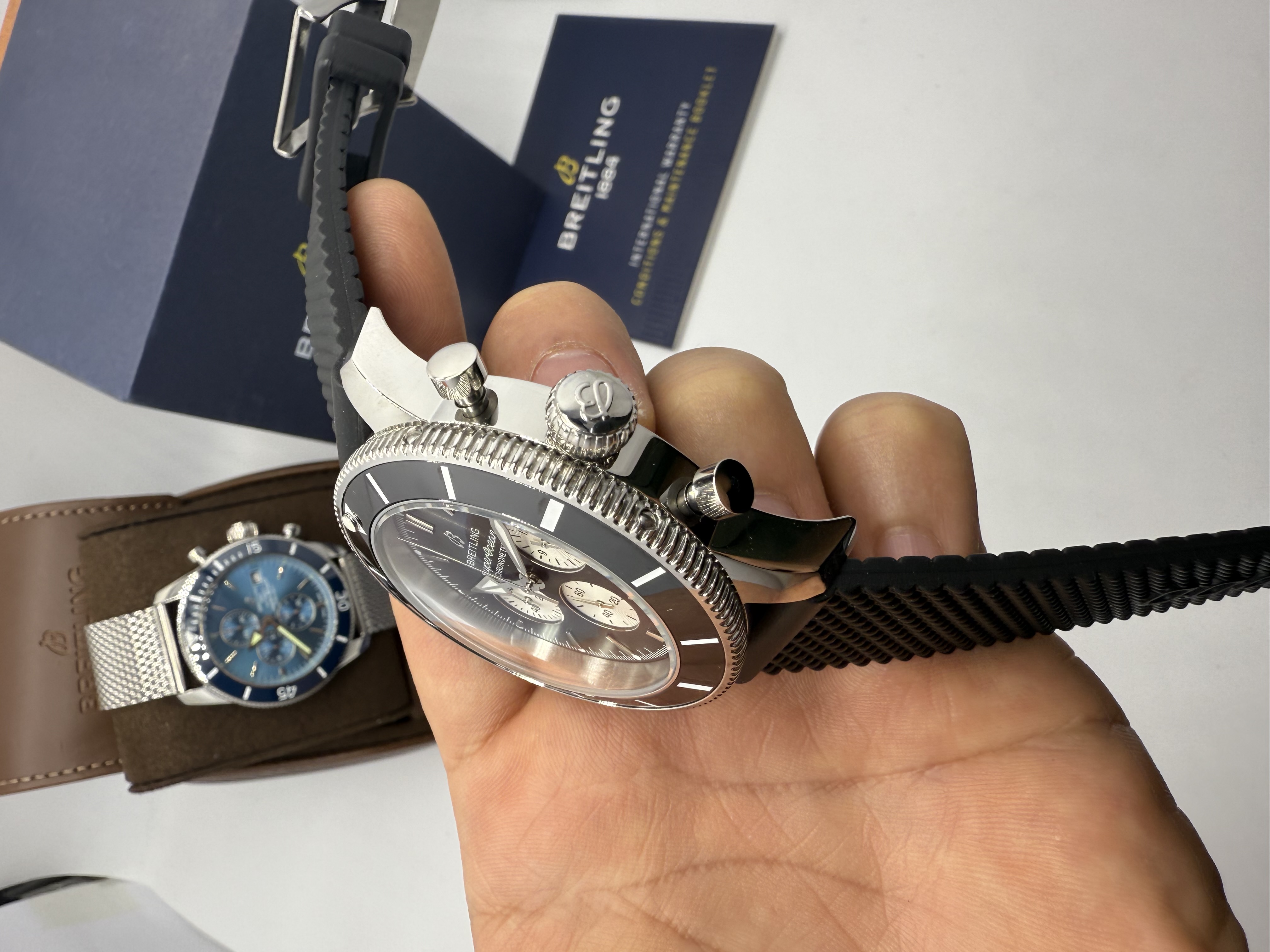 Breitling Superocean Heritage Chronograf Dial Preto