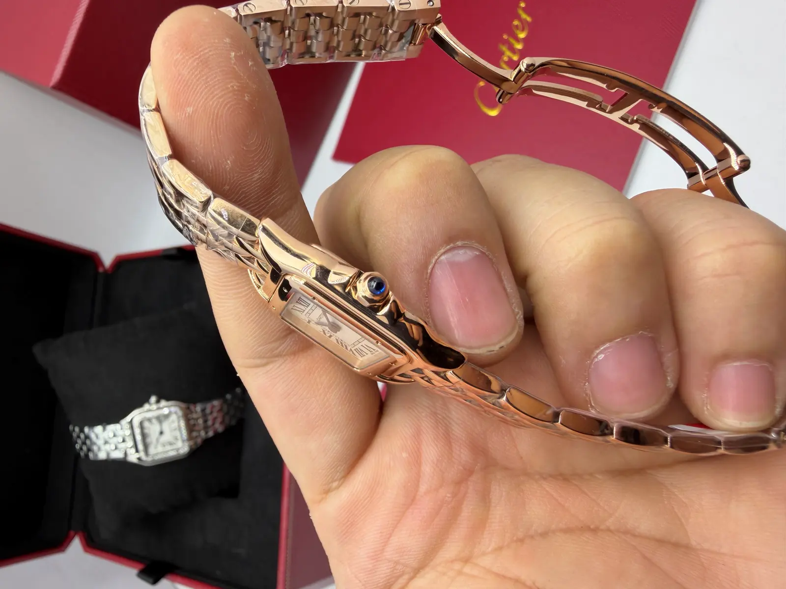 Cartier Panthere Full Rosé mini  feminino
