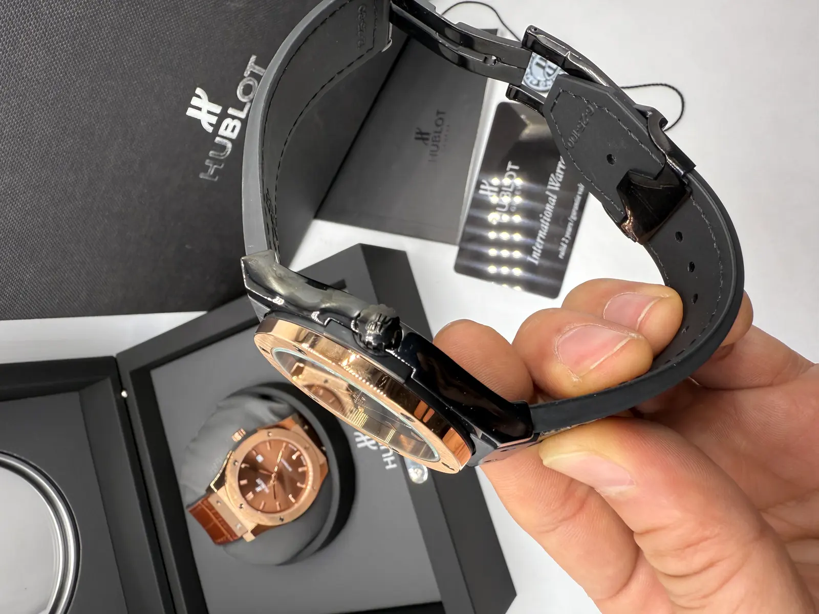 Hublot Classic Fusion Rosé e Preto