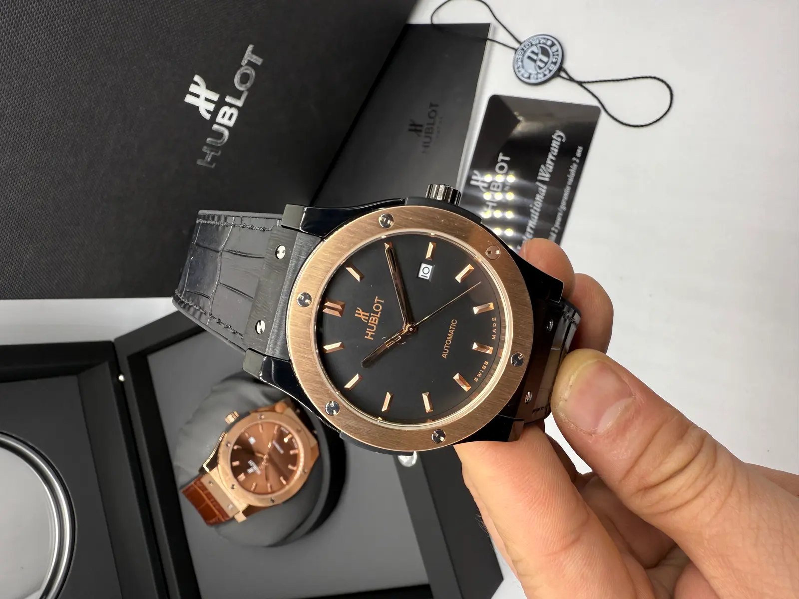Hublot Classic Fusion Rosé e Preto