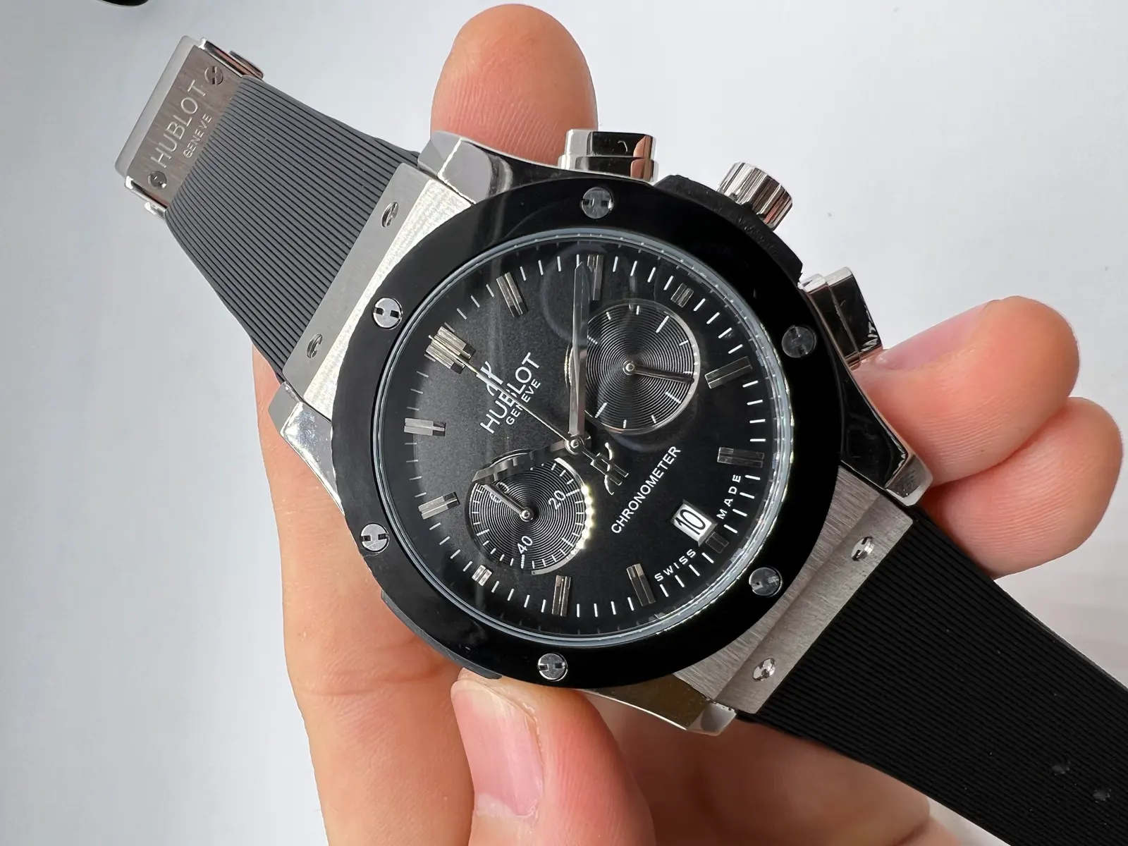 Hublot Classic Fusion Prata Cerâmica