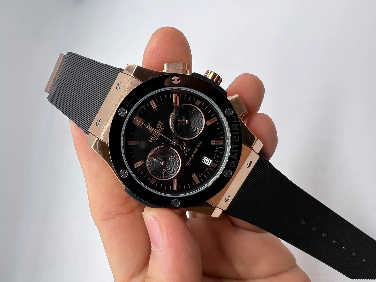 Hublot Classic Fusion Rosê e Preto