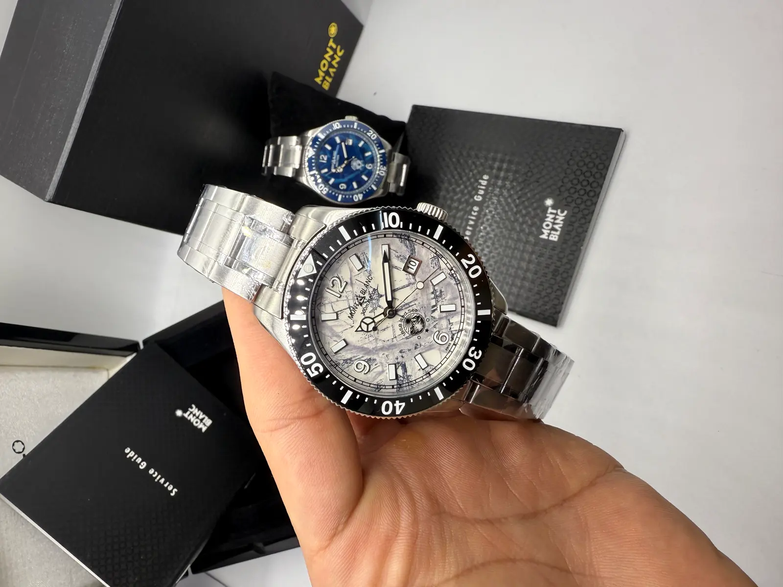 Montblanc Ice Sea new Grey dial aço