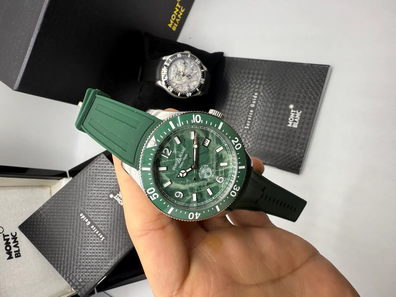 Montblanc Ice Sea Verde Borracha