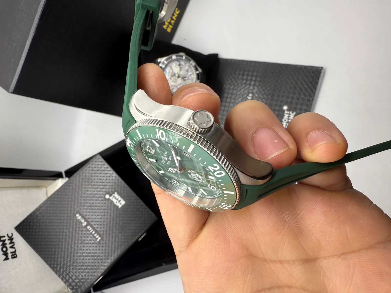 Montblanc Ice Sea Verde Borracha