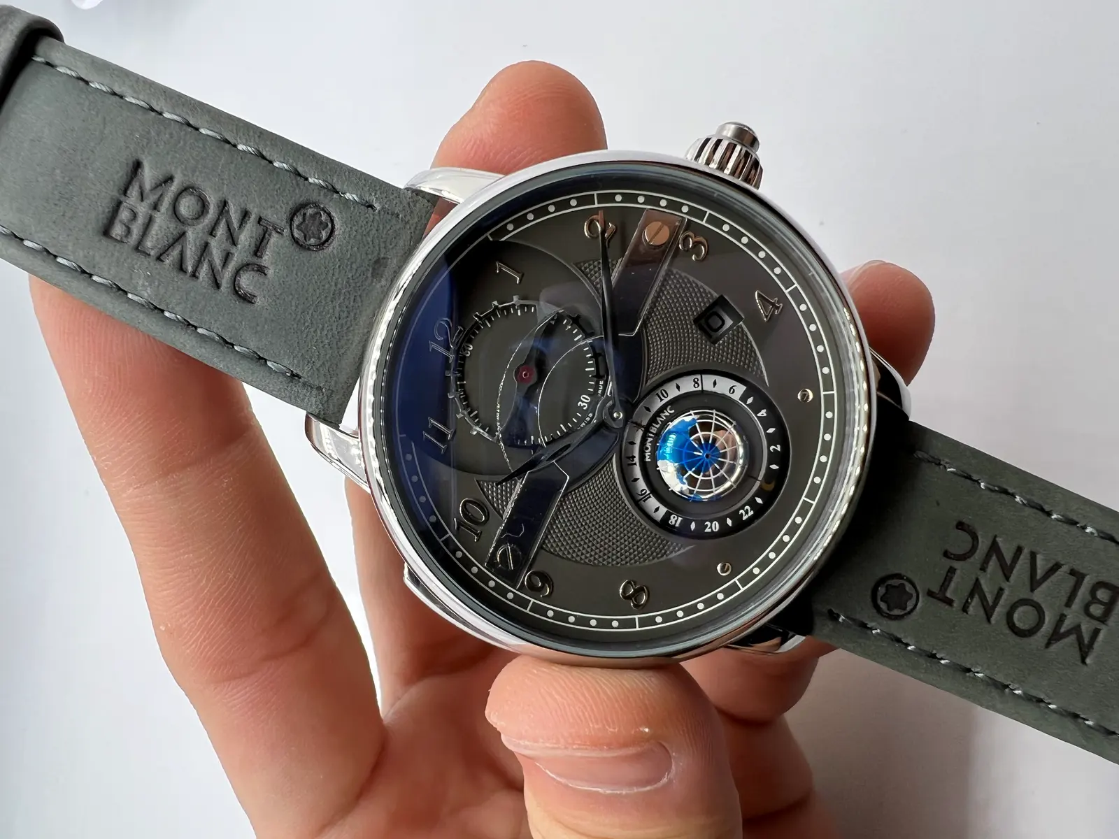 Montblanc Metamorphosis Cinza couro