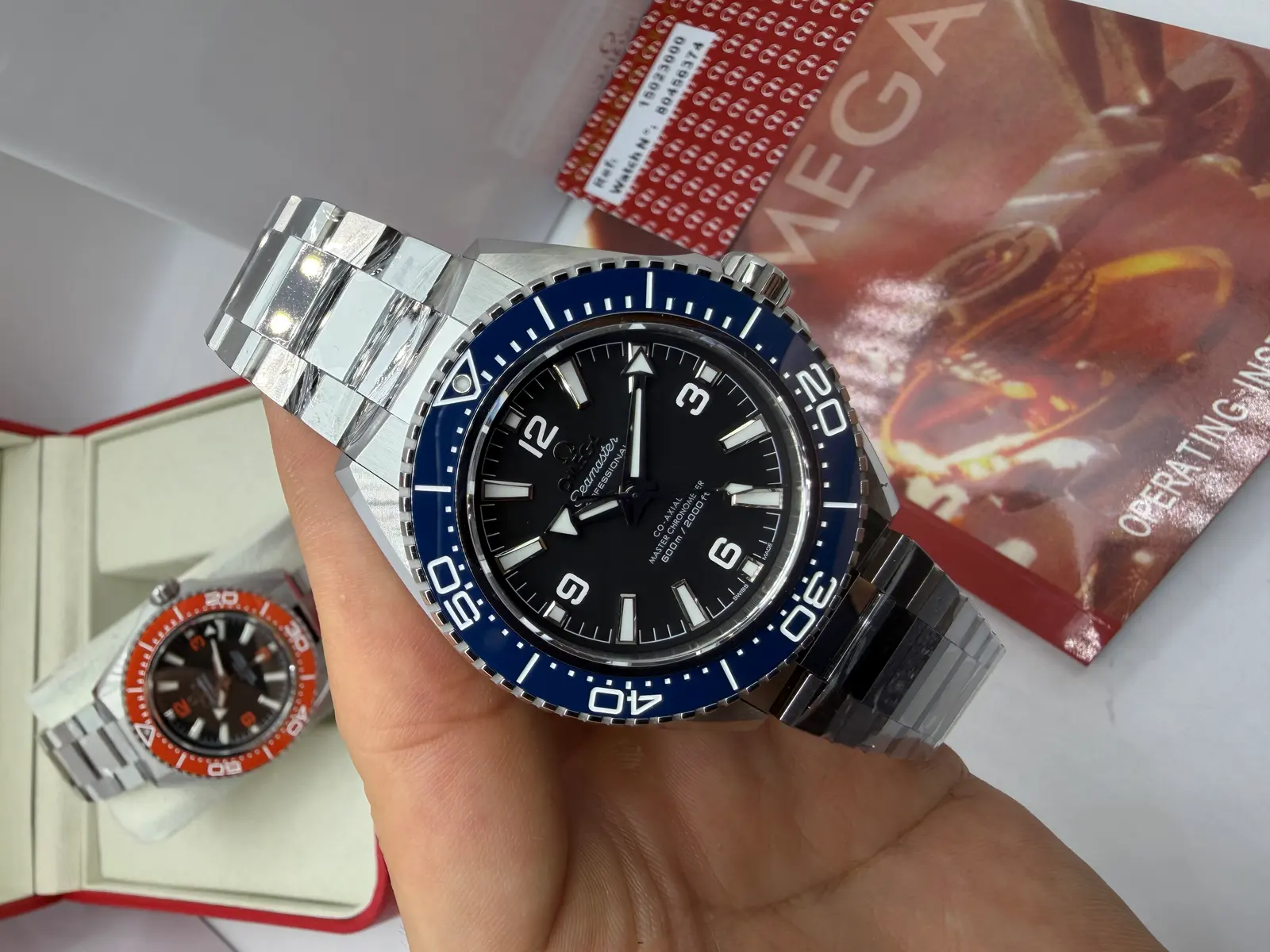 Omega Planet Ocean Bezel Azul Aço 2026