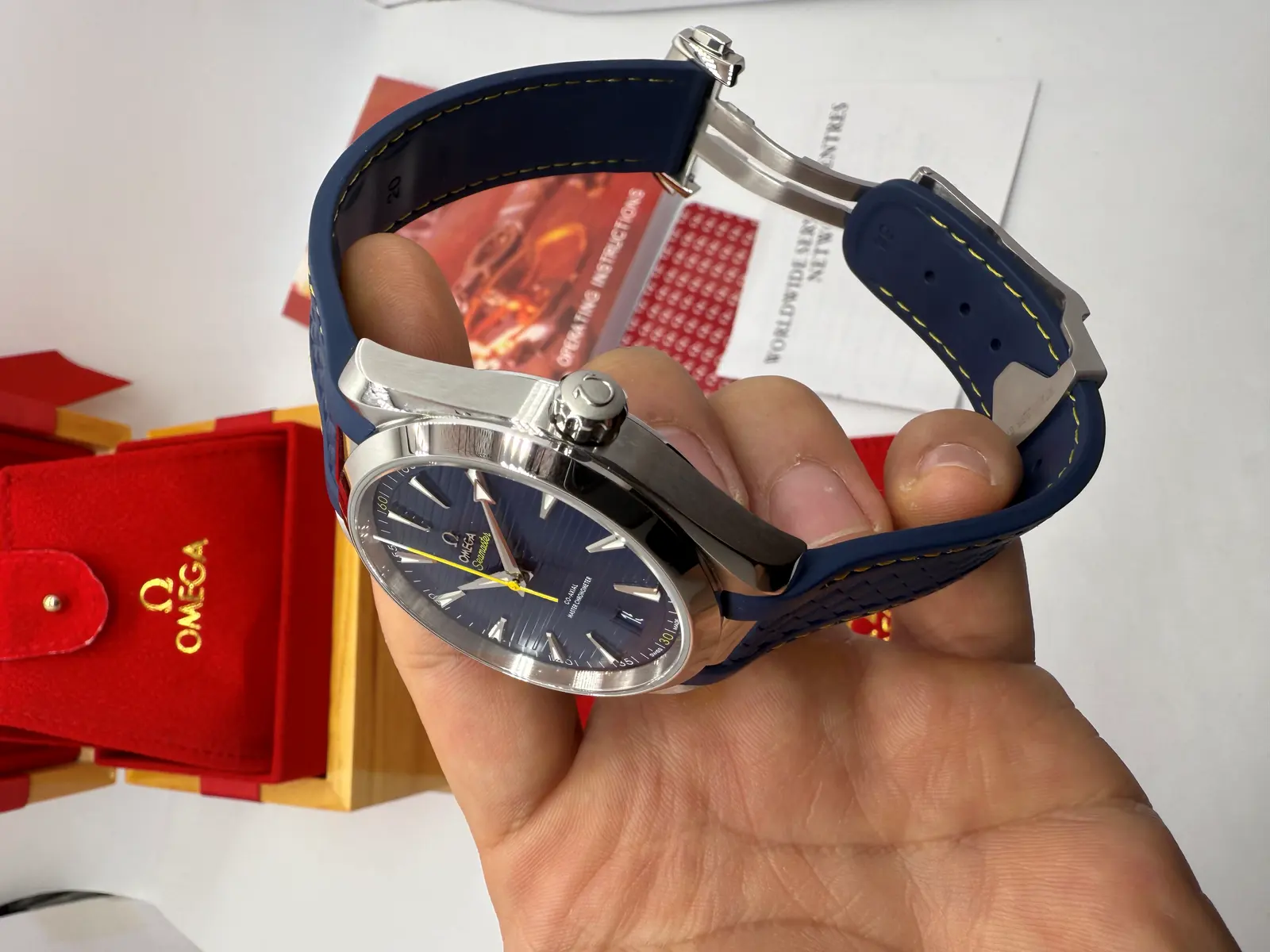Omega Seamaster Aquaterra Azul
