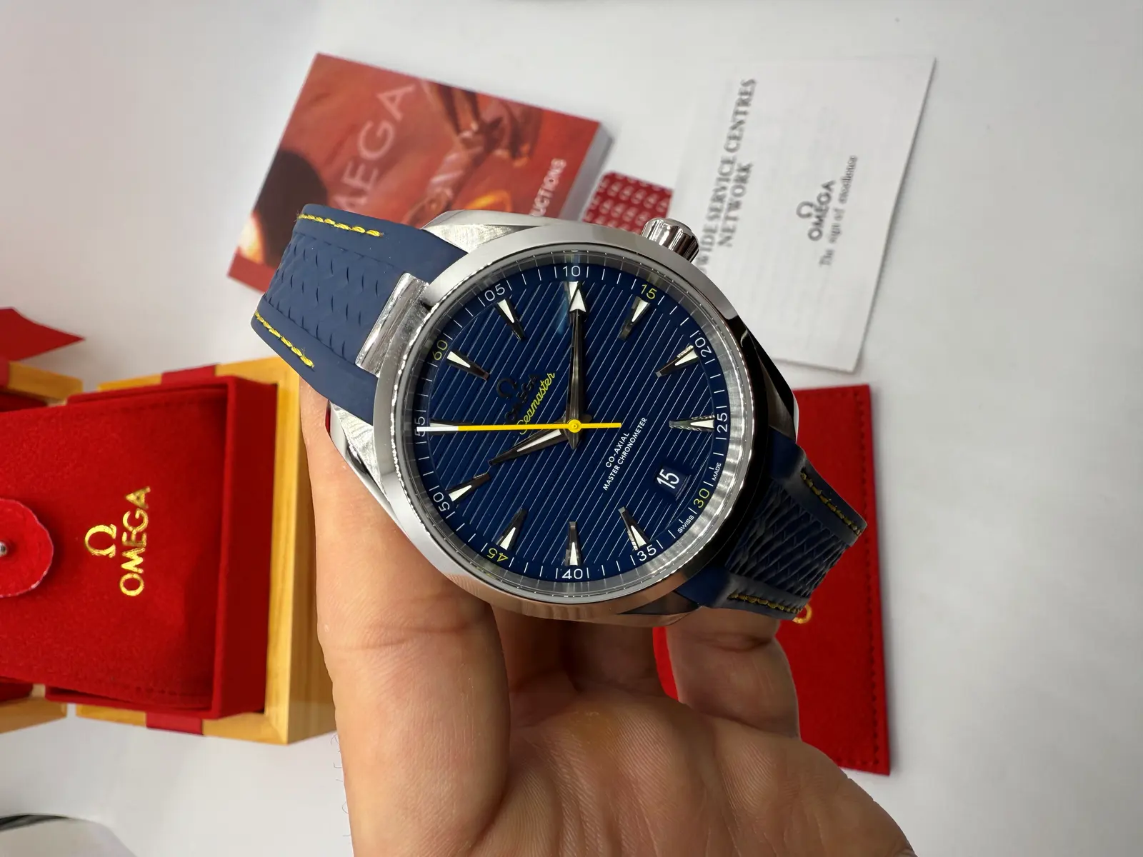 Omega Seamaster Aquaterra Azul