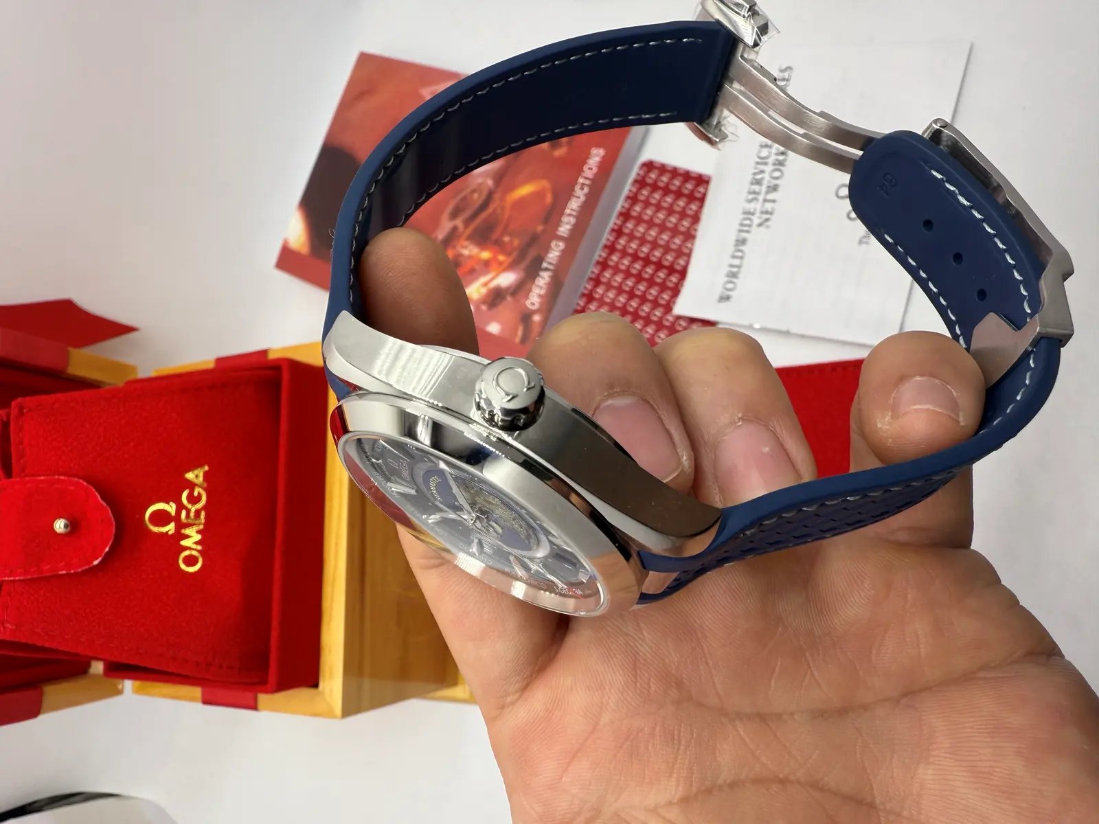 Omega Seamaster Aquaterra Azul