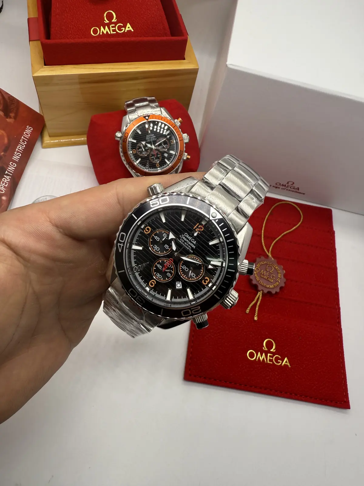 Omega Seamaster Chronograph Aço