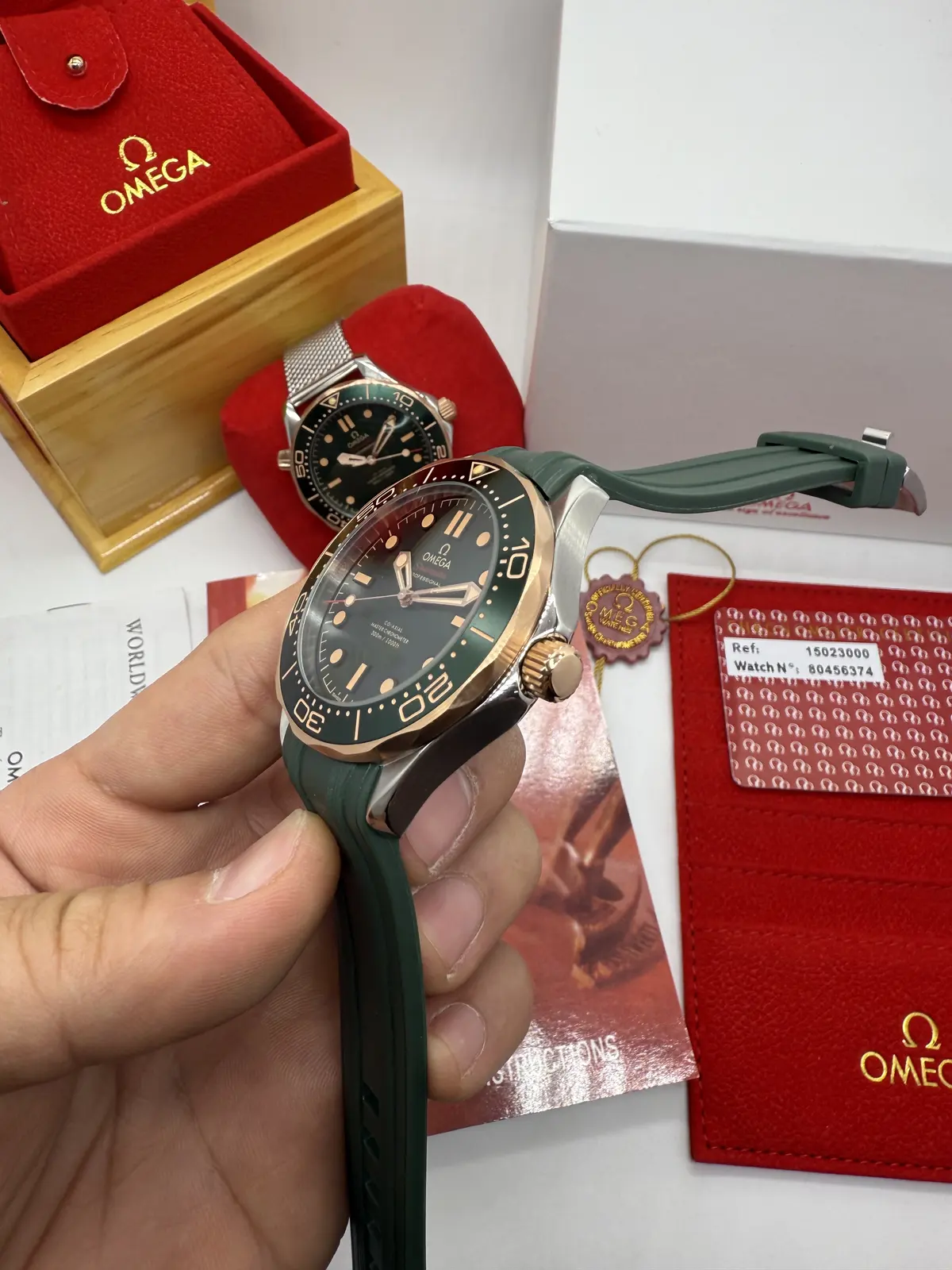 Omega Seamaster Co-Axial Verde
