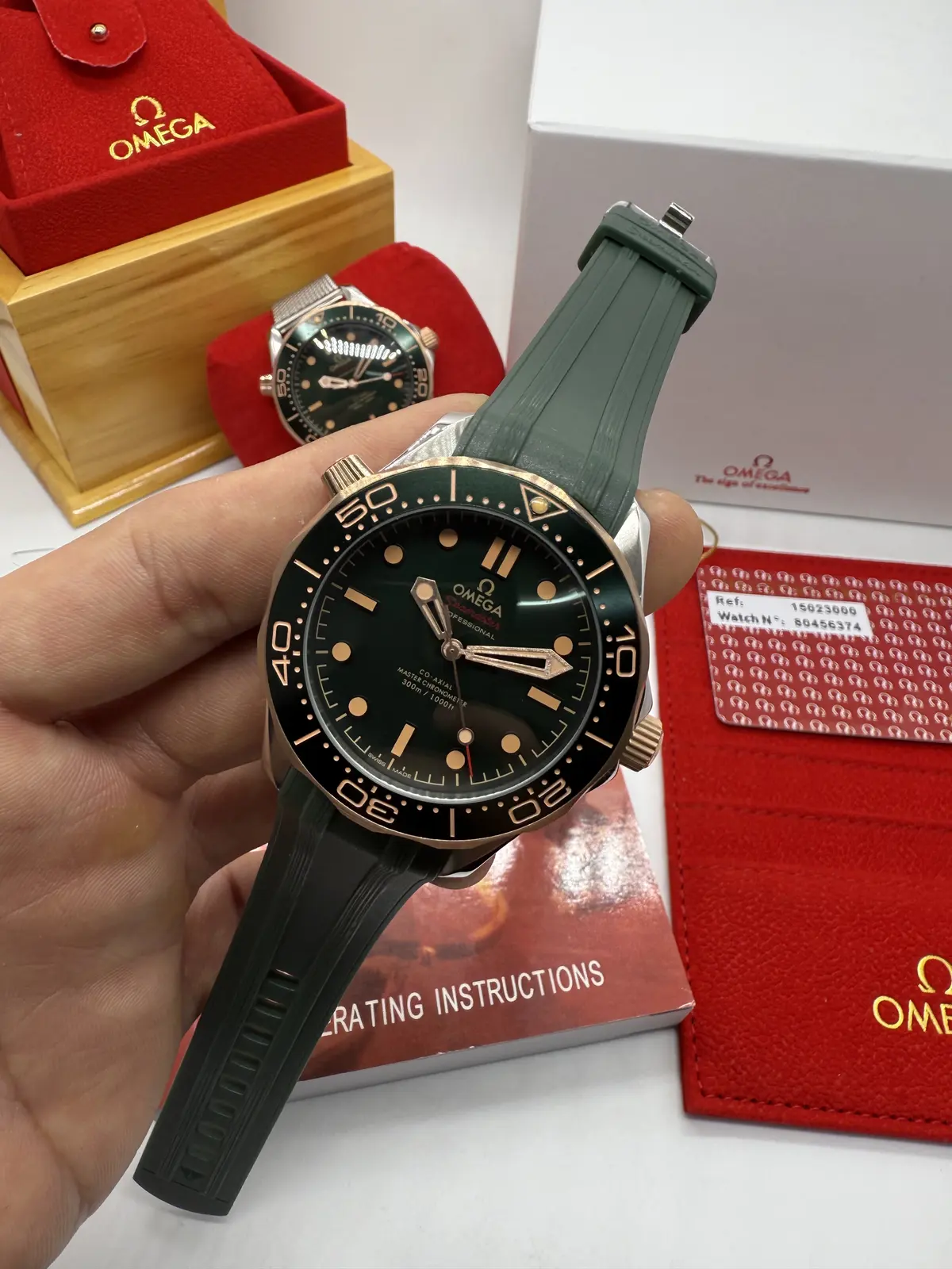 Omega Seamaster Co-Axial Verde