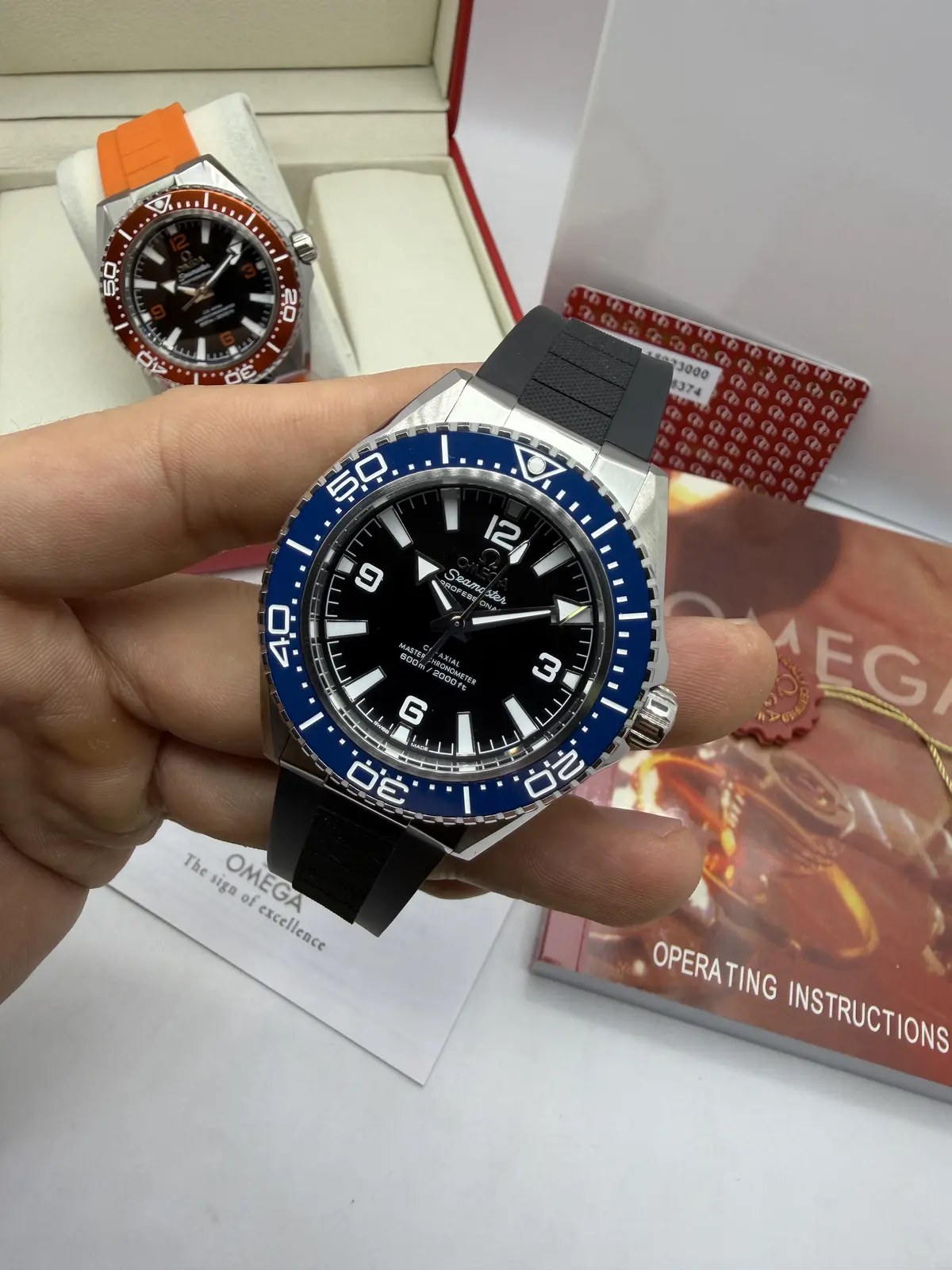 Omega Seamaster Planet Ocean Azul