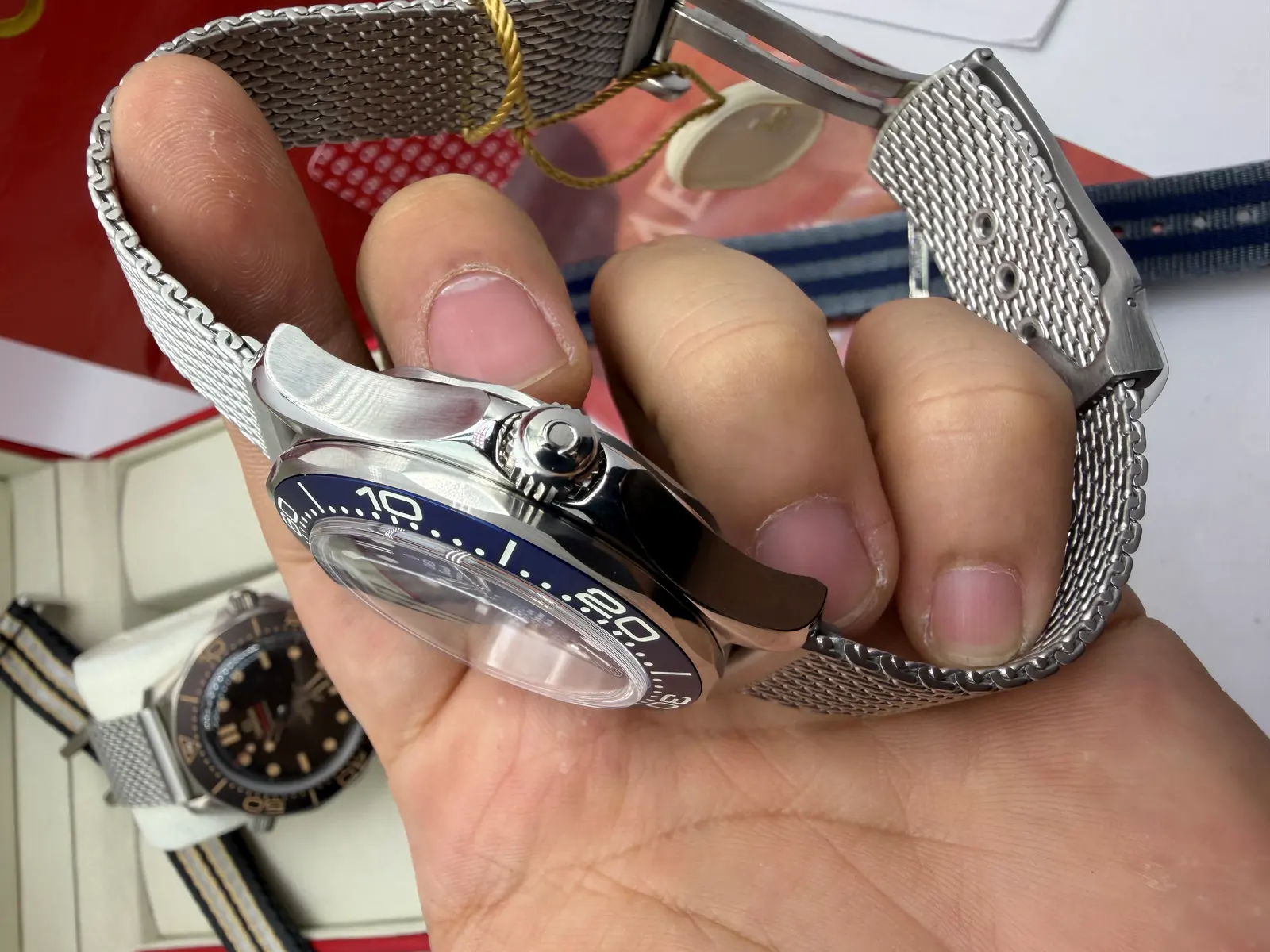 Omega Seamaster Professional Dial Azul