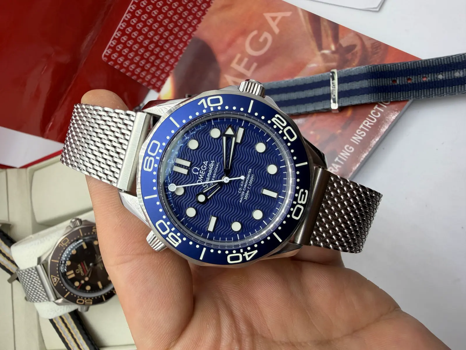 Omega Seamaster Professional Dial Azul