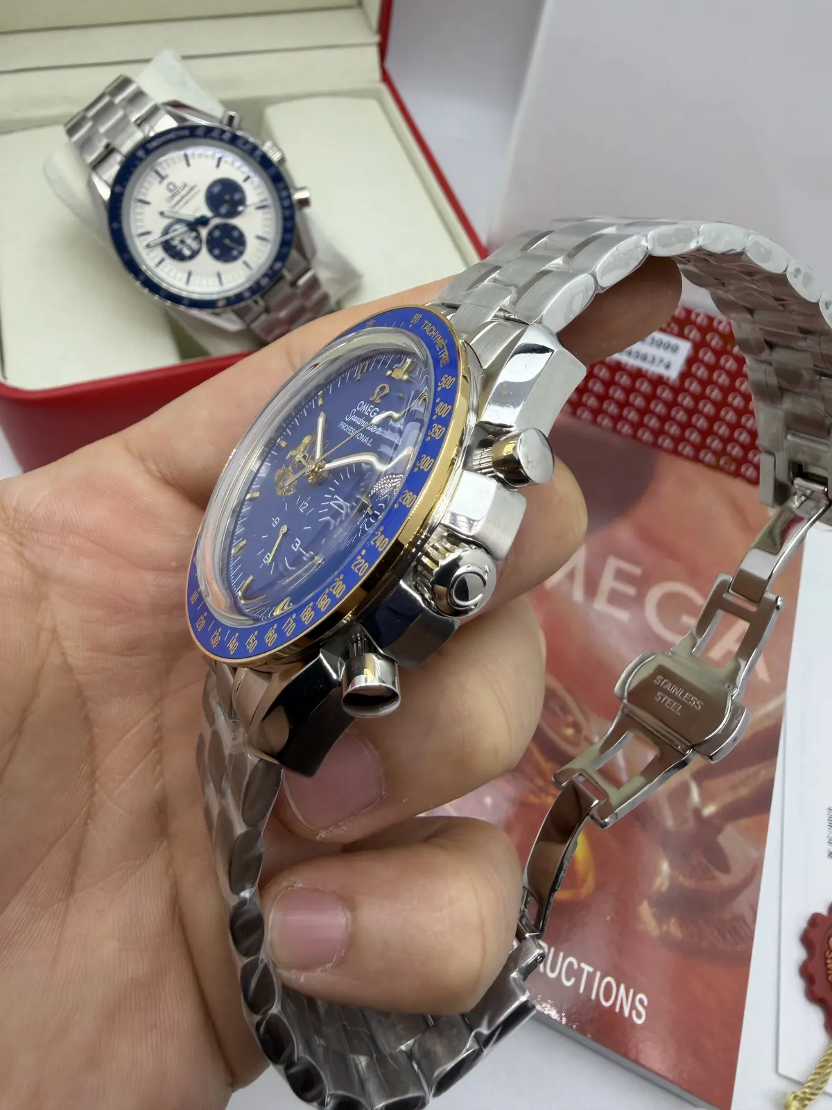 Omega Speedmaster Azul