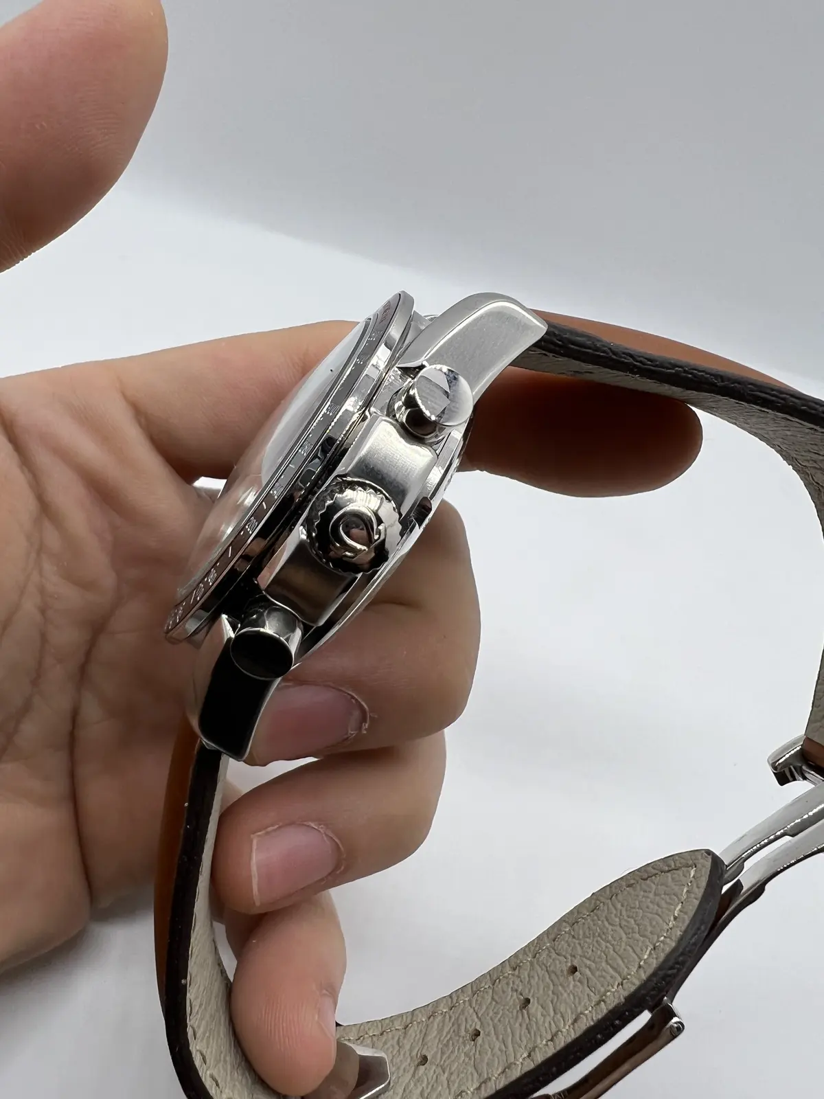 Omega Speedmaster Co-Axial Master Couro