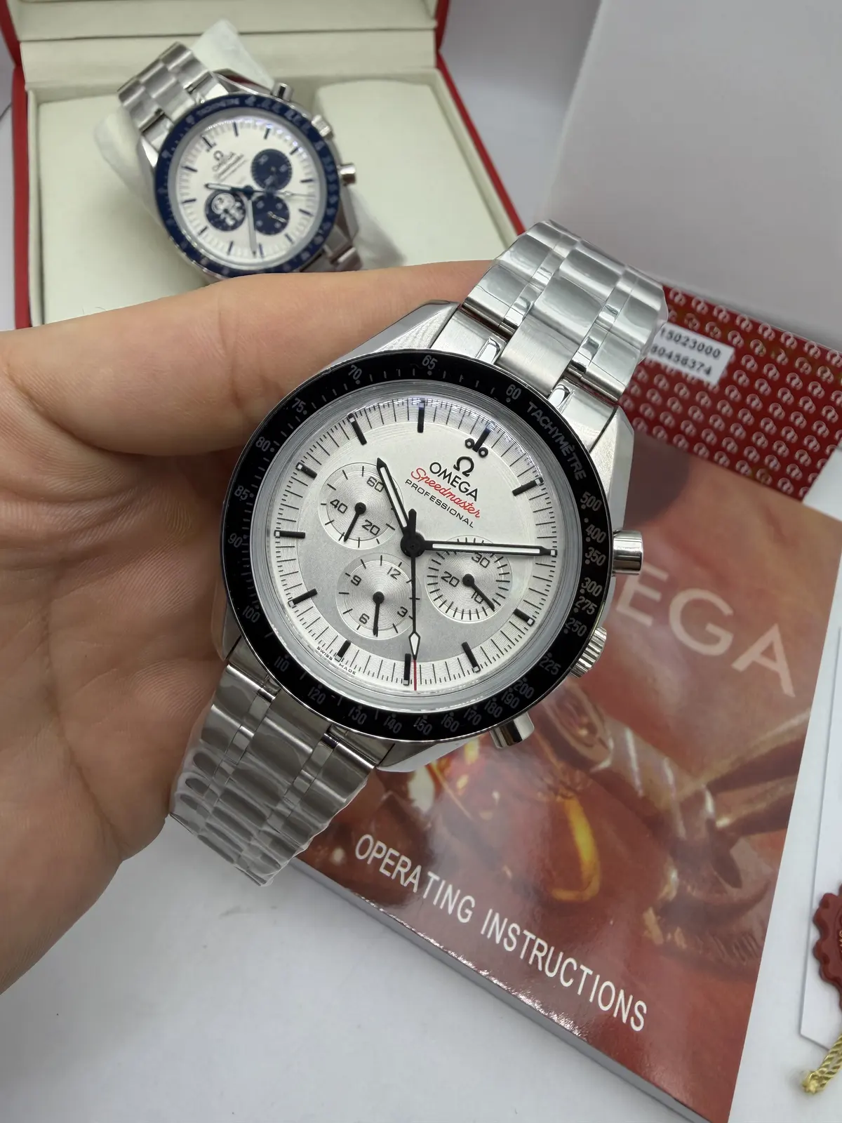 Omega Speedmaster Professional Dial Branco