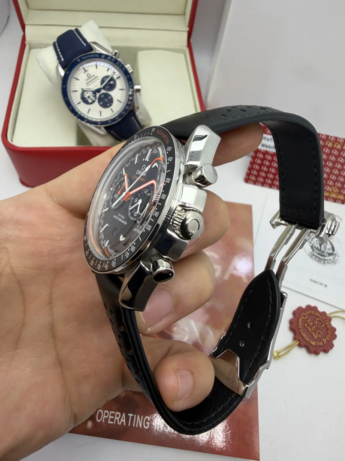 Omega Speedmaster Super Racing Laranja