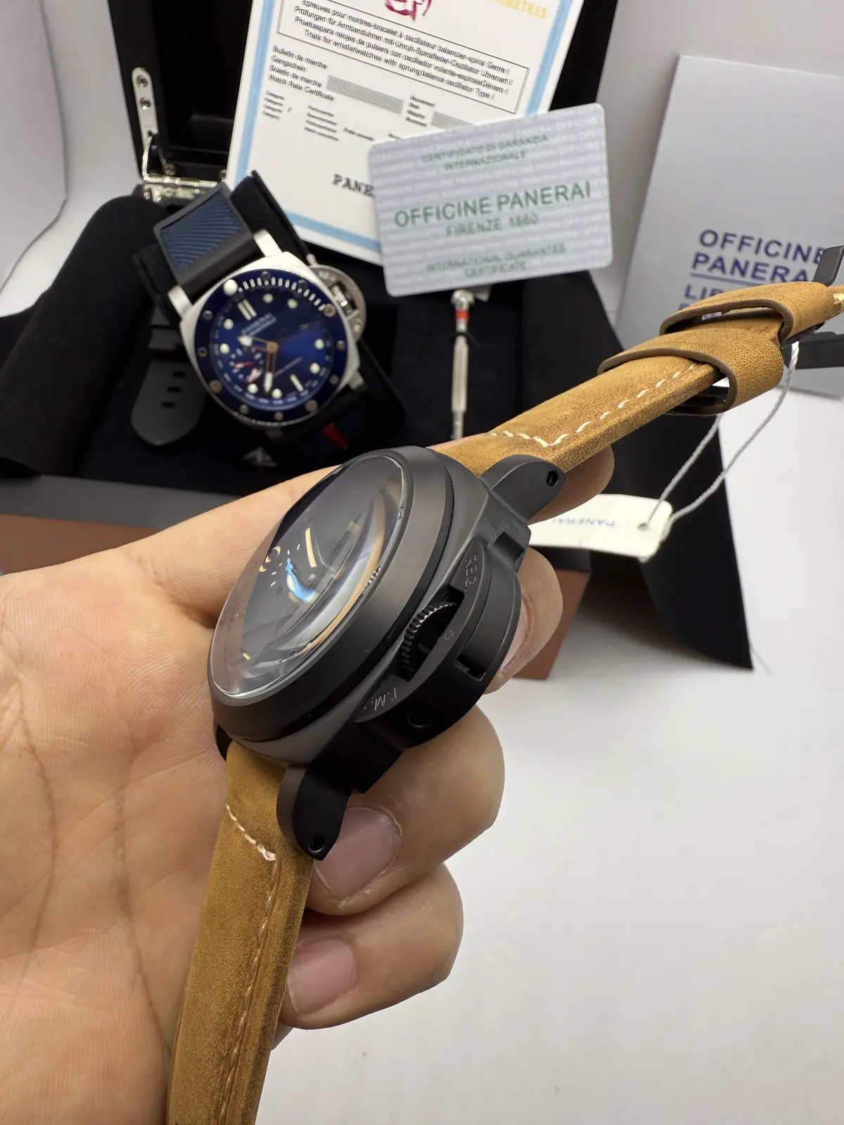 Panerai Luminor GMT Preto dial Preto